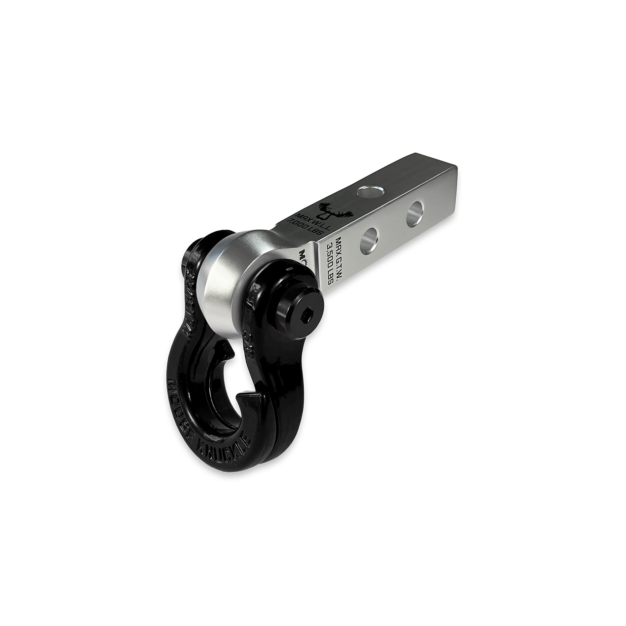 Moose Knuckle Offroad, 5/8 Jowl Split Shackle and Mohawk 1.25 Receiver Combo, Gross Towing Weight 3500 lb, Class Rating Class II, Model FN000043-009