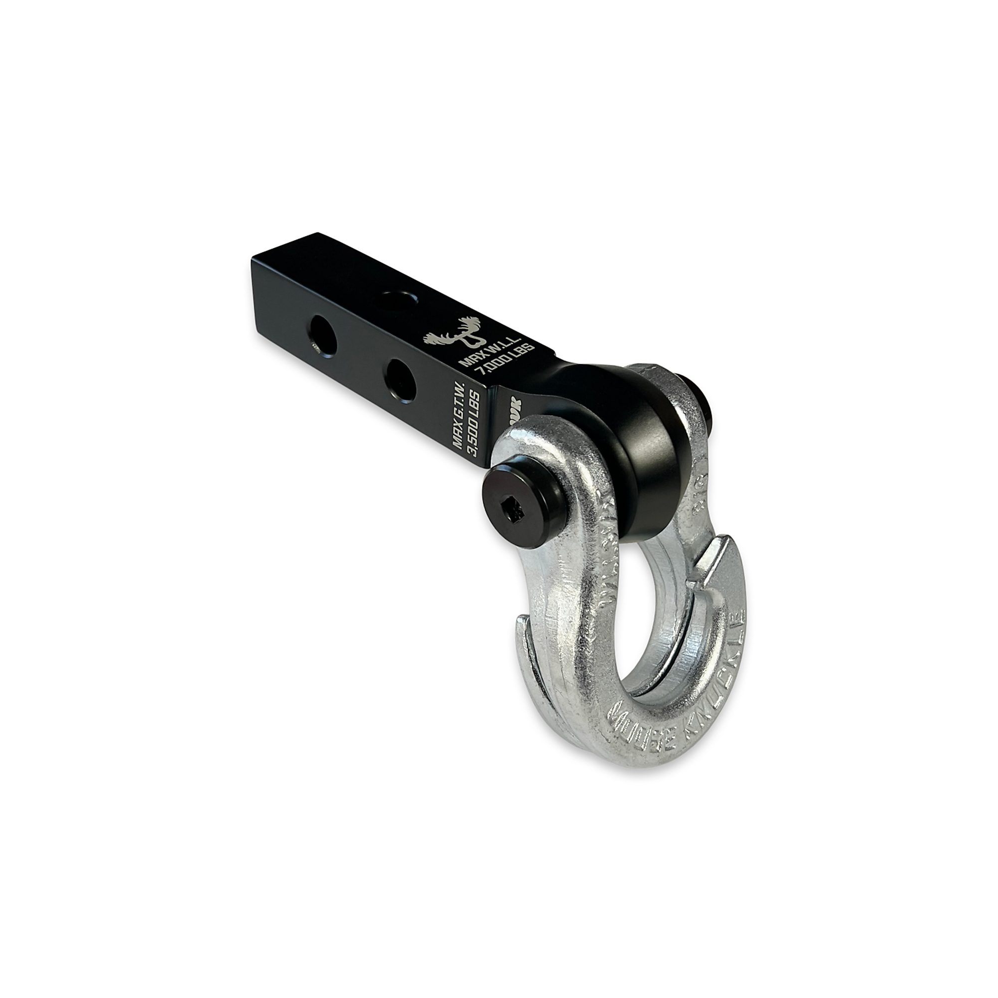 Moose Knuckle Offroad, 5/8 Jowl Split Shackle and Mohawk 1.25 Receiver Combo, Gross Towing Weight 3500 lb, Class Rating Class II, Model FN000042-012