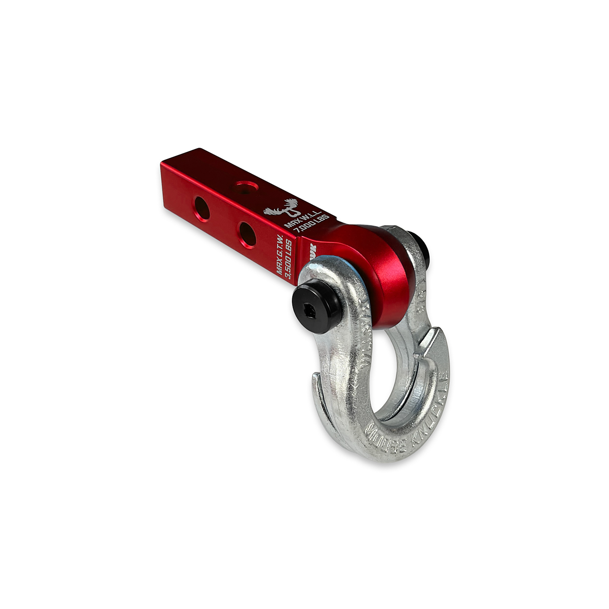 Moose Knuckle Offroad, 5/8 Jowl Split Shackle and Mohawk 1.25 Receiver Combo, Gross Towing Weight 3500 lb, Class Rating Class II, Model FN000044-012