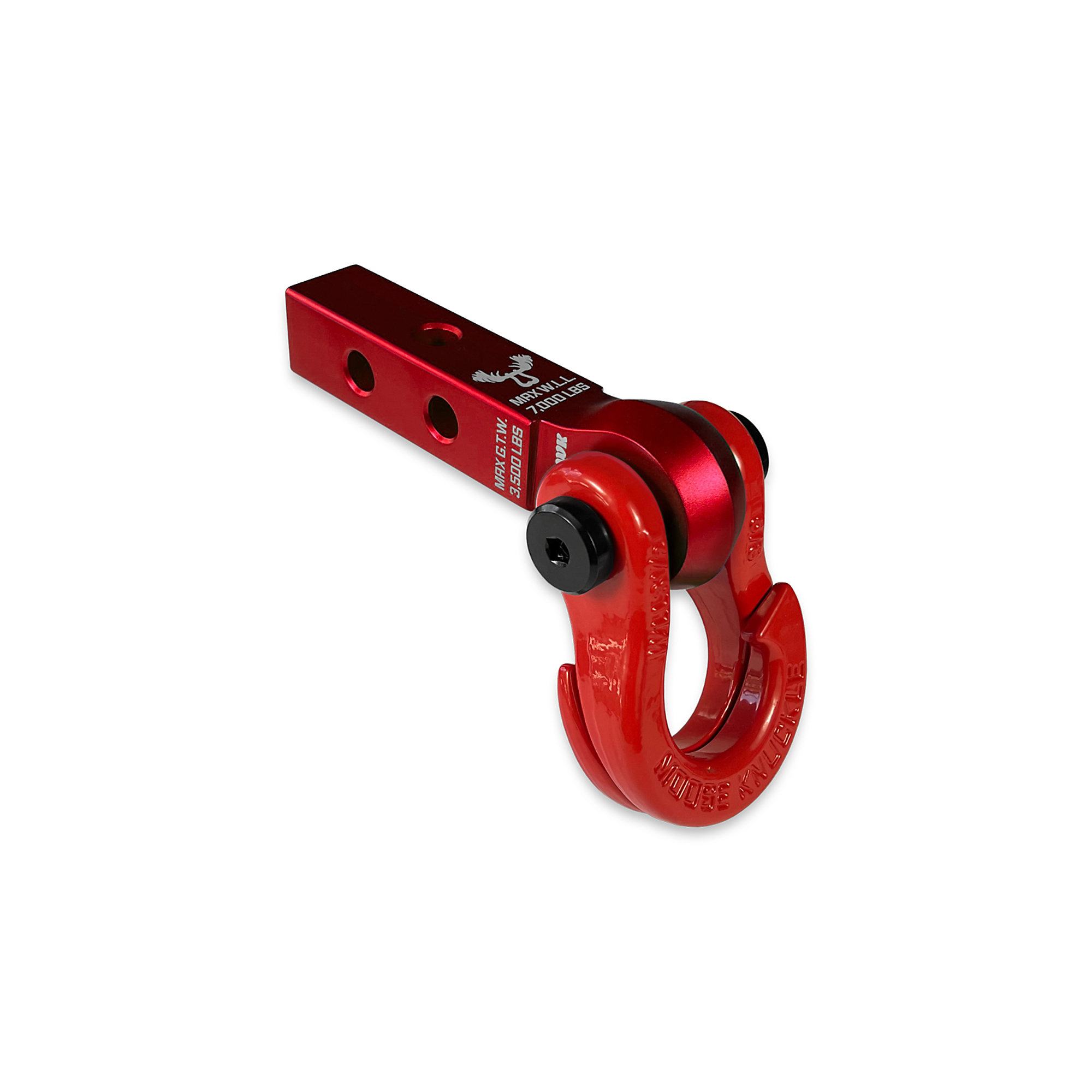 Moose Knuckle Offroad, 5/8 Jowl Split Shackle and Mohawk 1.25 Receiver Combo, Gross Towing Weight 3500 lb, Class Rating Class II, Model FN000044-006