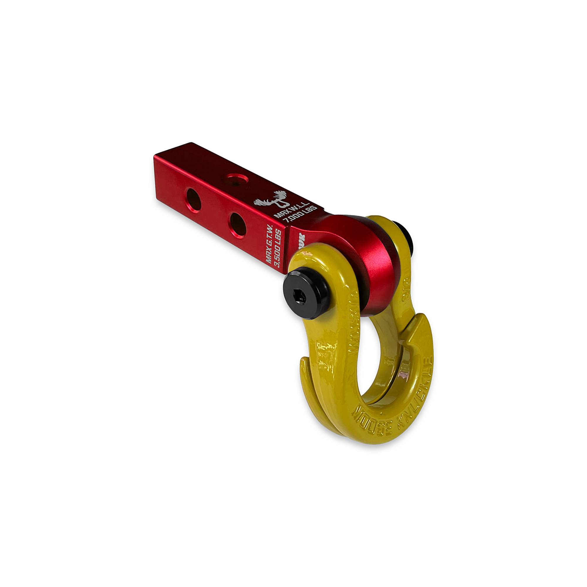 Moose Knuckle Offroad, 5/8 Jowl Split Shackle and Mohawk 1.25 Receiver Combo, Gross Towing Weight 3500 lb, Class Rating Class II, Model FN000044-004