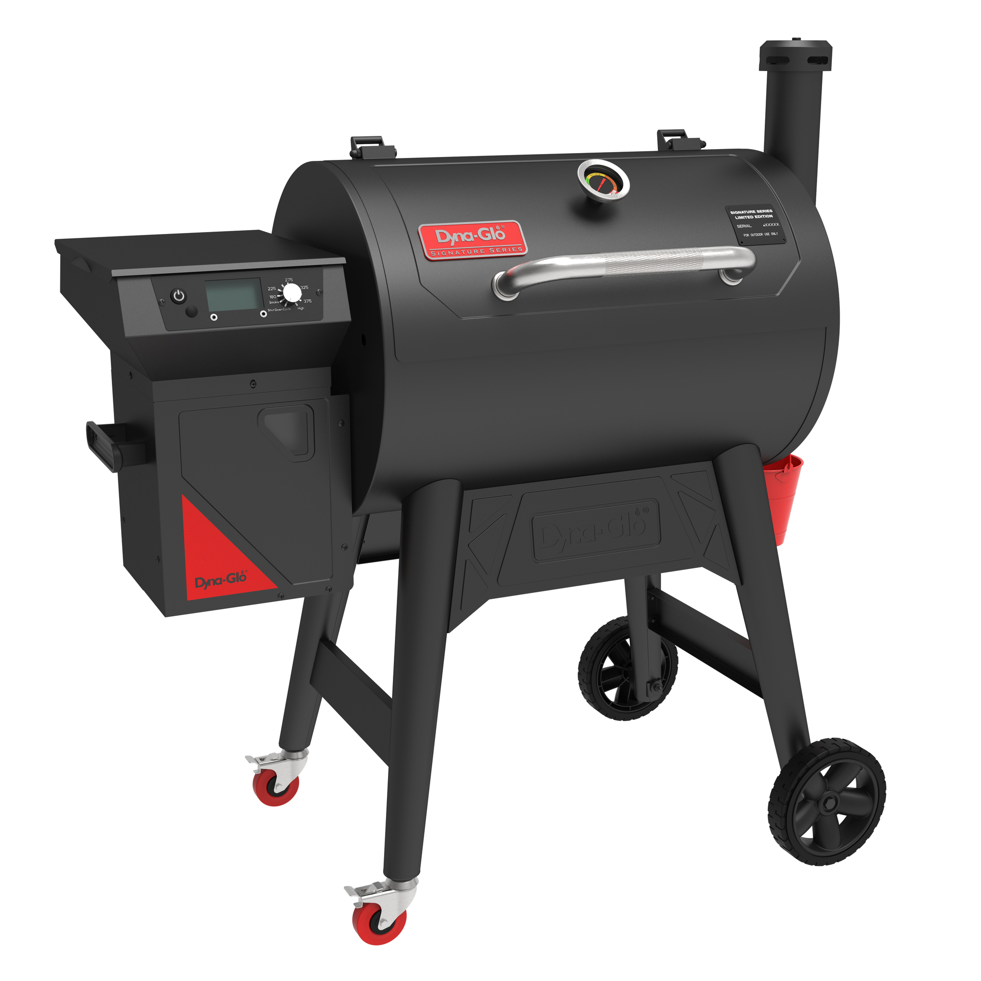 Dyna Glo, Signature Series 706 Total Sq. Inch Pellet Grill, Fuel Type Pellet, Capacity 2.4 Gal, Model DGSS7002BPW-D