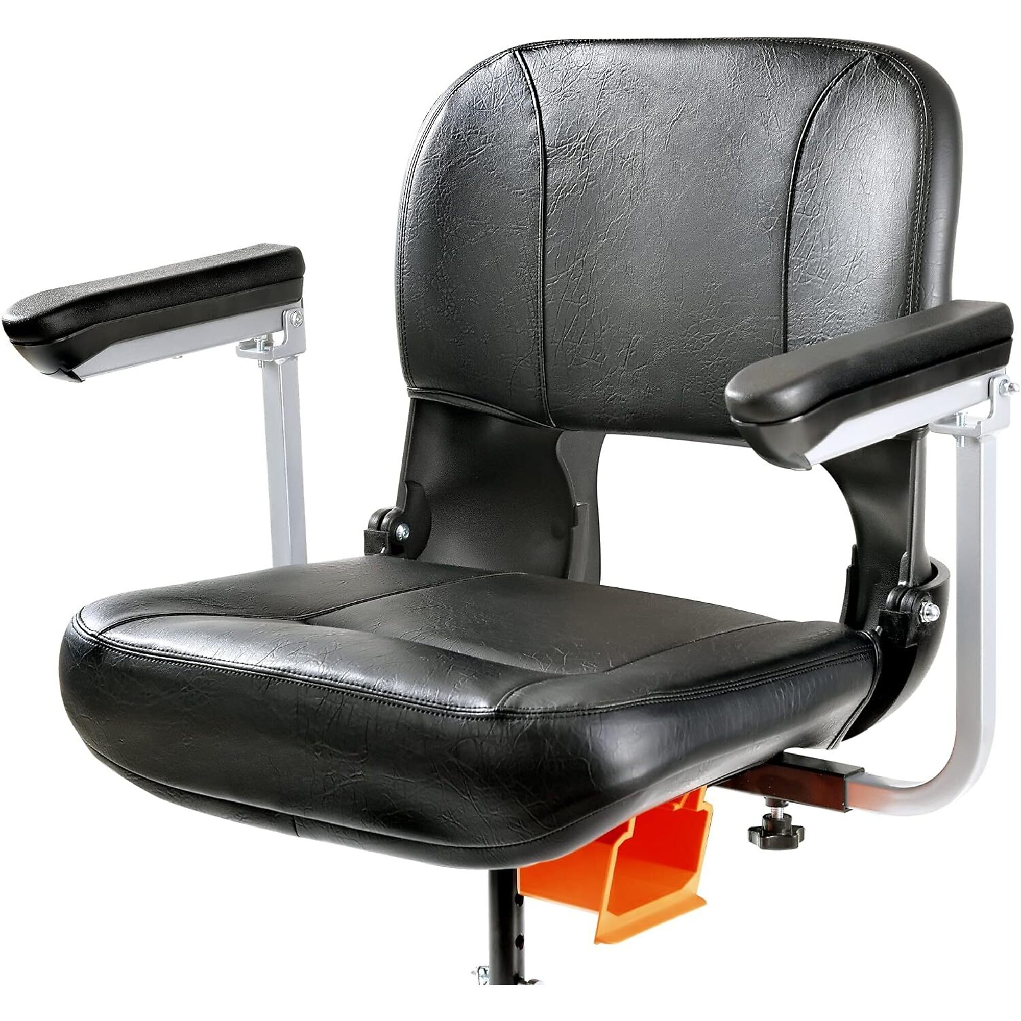 SuperHandy, Padded Faux Leather Cushioned Seat, Max. Speed 0 MPH, Weight Capacity 275 lb, Model TRI-GUT143
