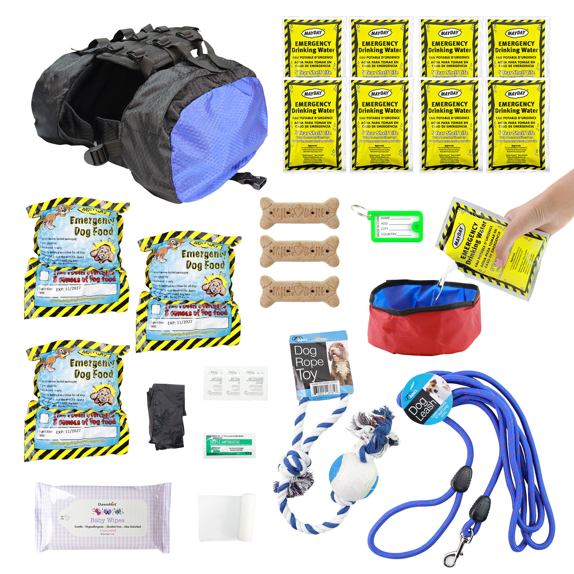 Ready America, Large Dog Evacuation Kit, Pieces (qty.) 1 Model 77155