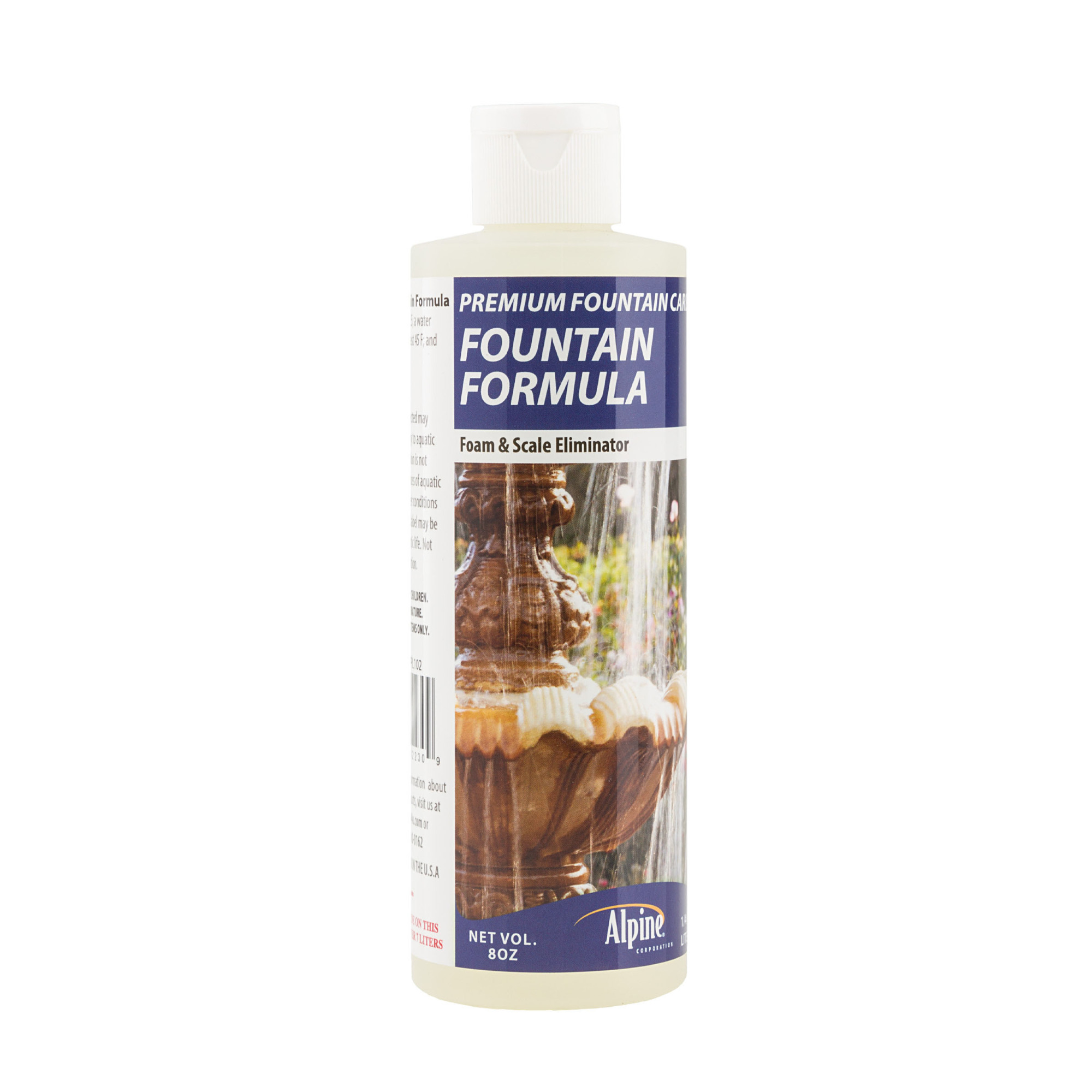 Alpine Corporation, Fountain Cleaner 8 oz. Liquid Bottle, Container Size 8 oz, Product Form Liquid, Model PPL102