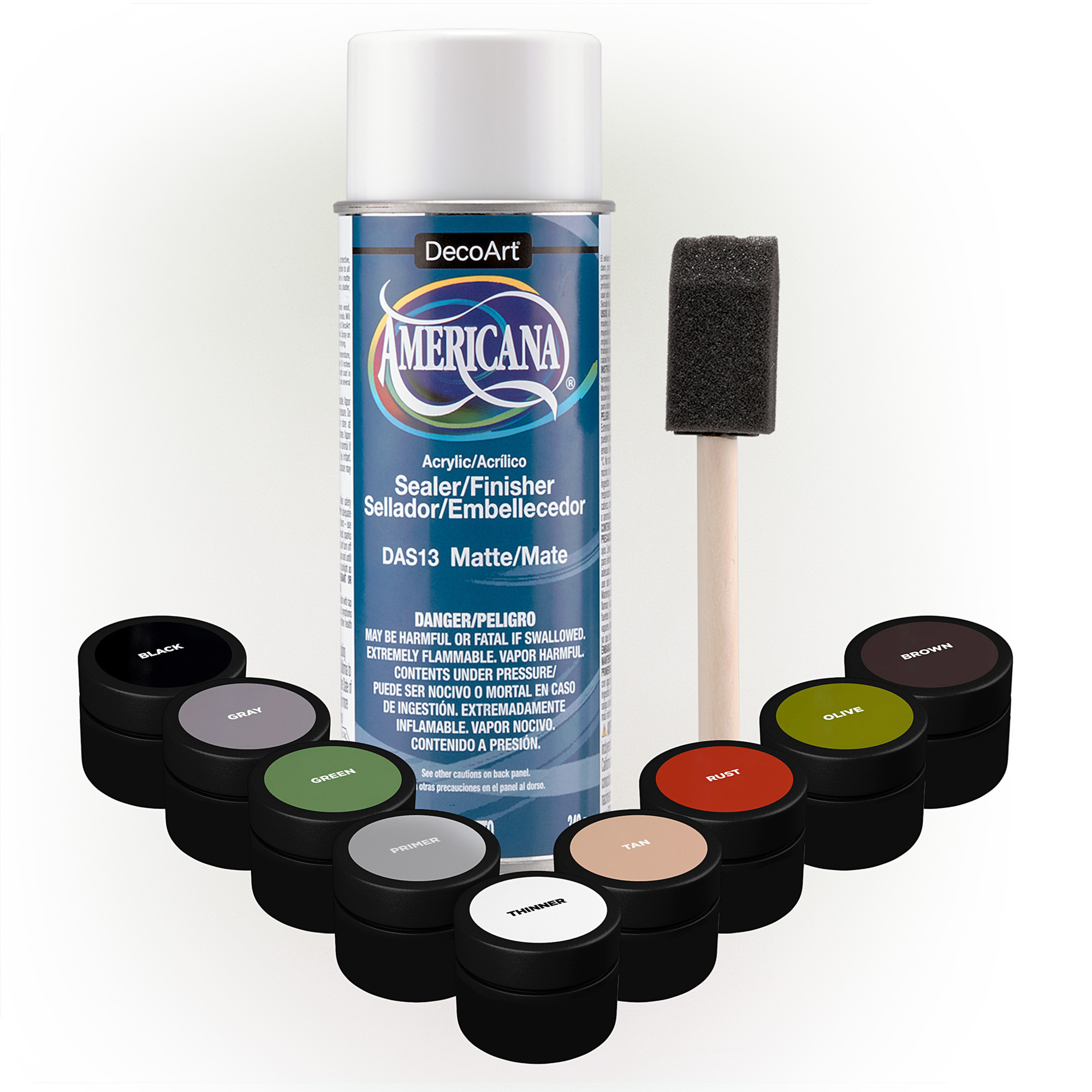Alpine Corporation, Fountain Restoration Touch Up Paint Kit, Americana, Container Size 12 oz, Product Form Liquid, Model RTD102