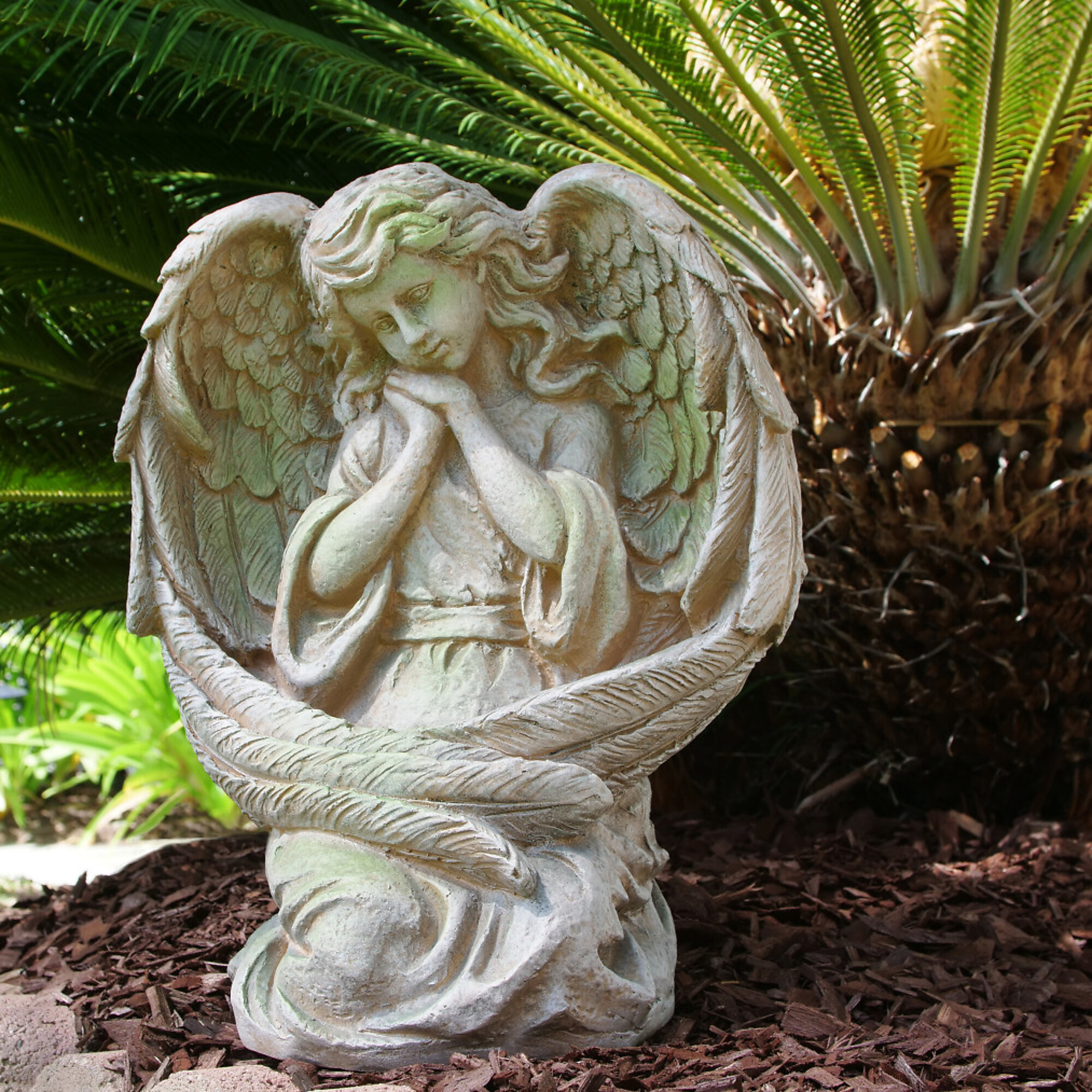 Alpine Corporation, Old World Guardian Angel Statue, Model QFC230