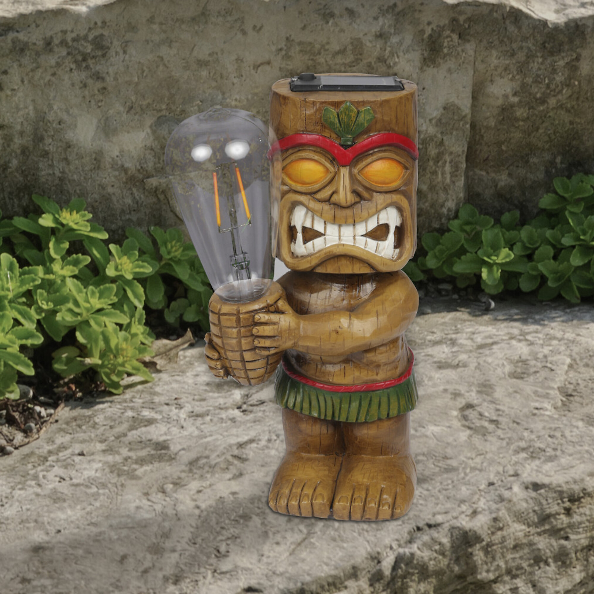 Alpine Corporation, Solar Tiki Lighted Statuary, Model SLL2606SLR-HH