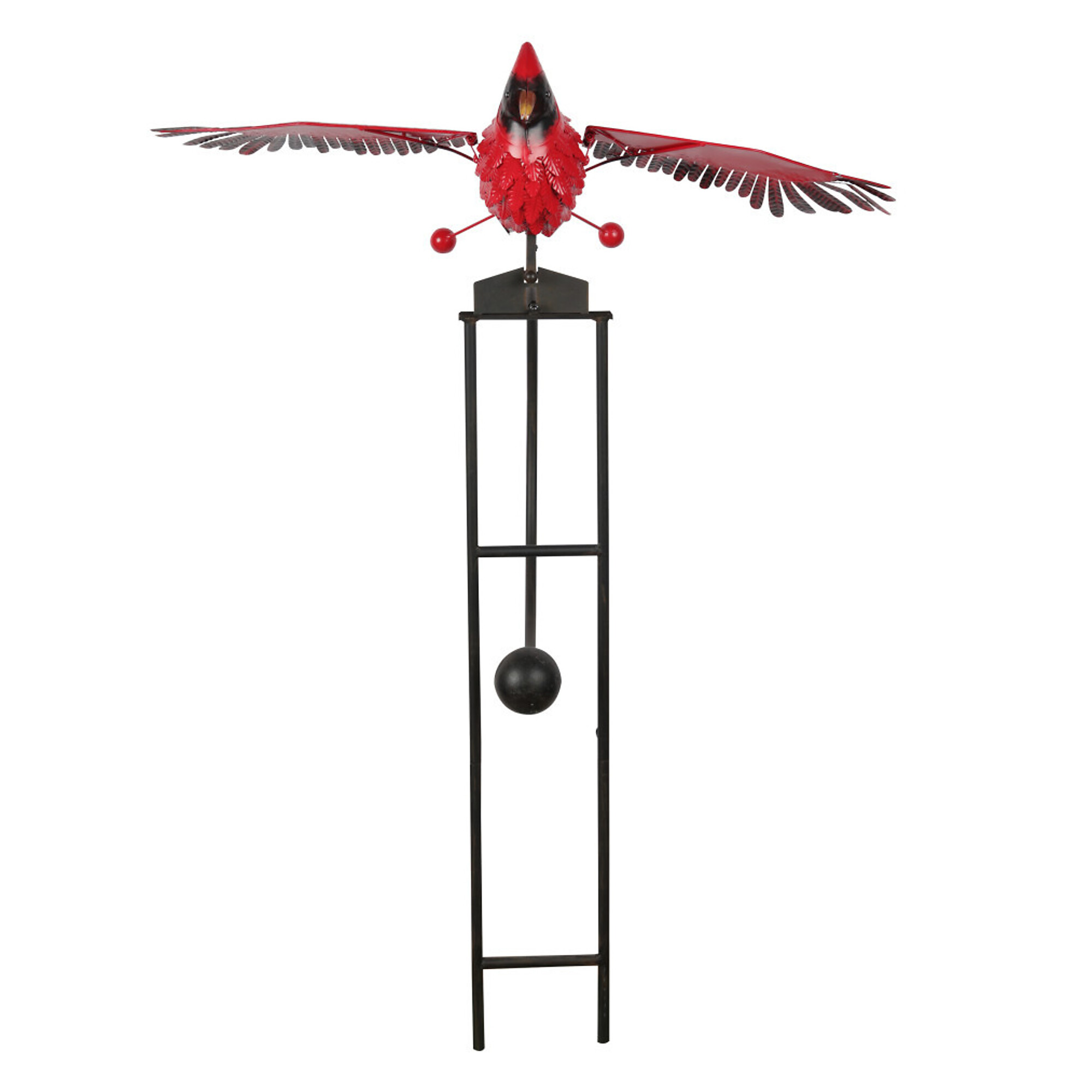 Alpine Corporation, Metal Rocking Cardinal Stake, Model NCY408