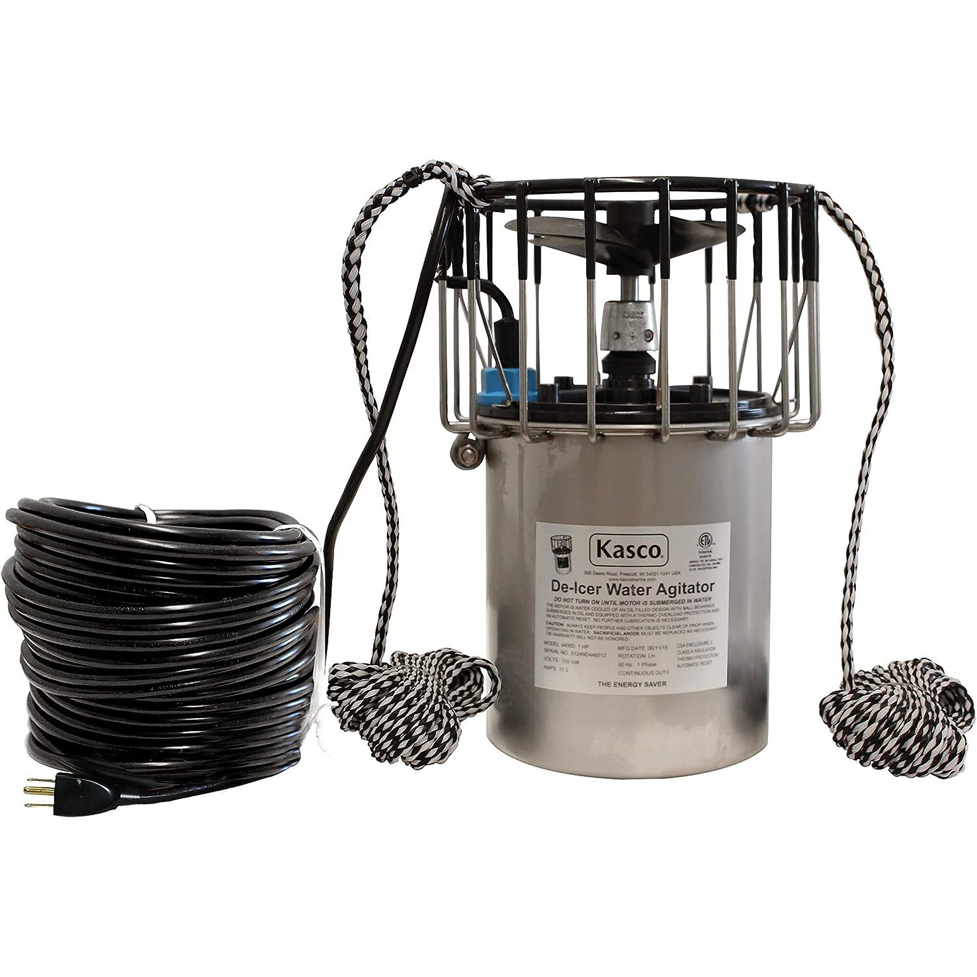 Kasco, De-icer Single for Pond and Lake Bubbler 120V, Volts 120 Horsepower 1 Model 4400D100