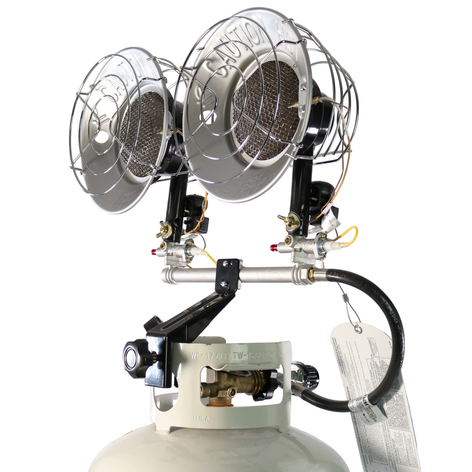 Mr. Heater, Double Tank Top Radiant Heater, Heat Type Radiant, Heat Output 30000 Btu/hour, Model F242650