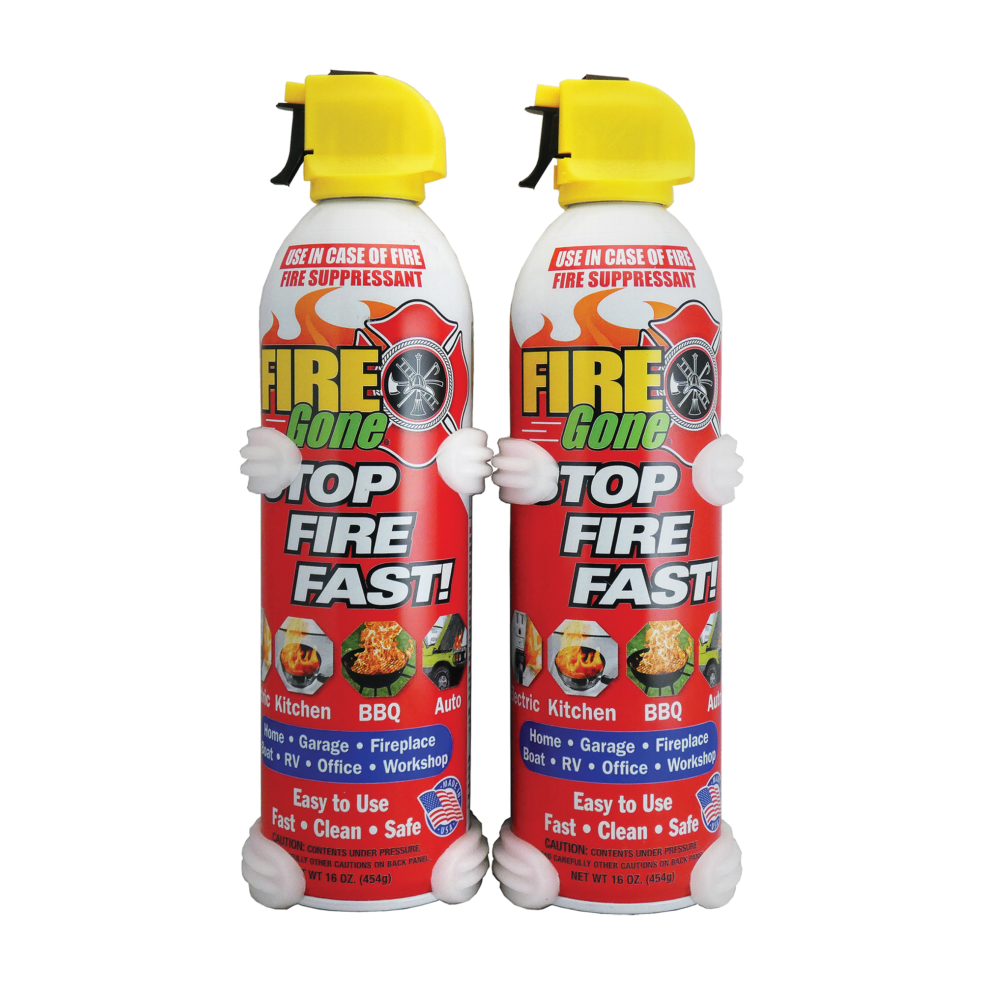 FireGone, Fire Suppressant, 2-Pack, Model 2-FG-7209