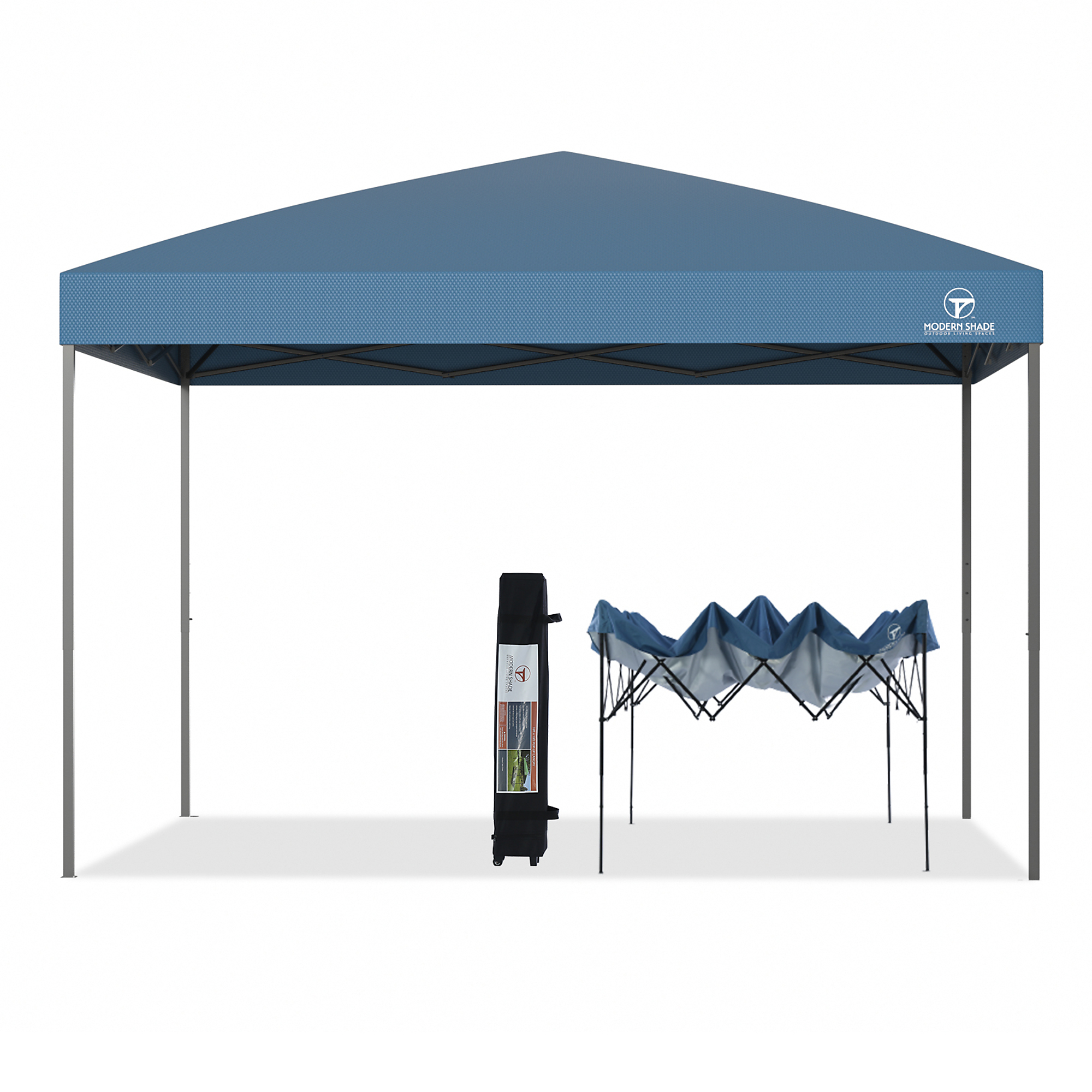 Modern Shade, Modern Shade 10âx10â Pop Up Gazebo Canopy(Blue), Length 10 ft, Width 10 ft, Color Blue, Model IG10600044