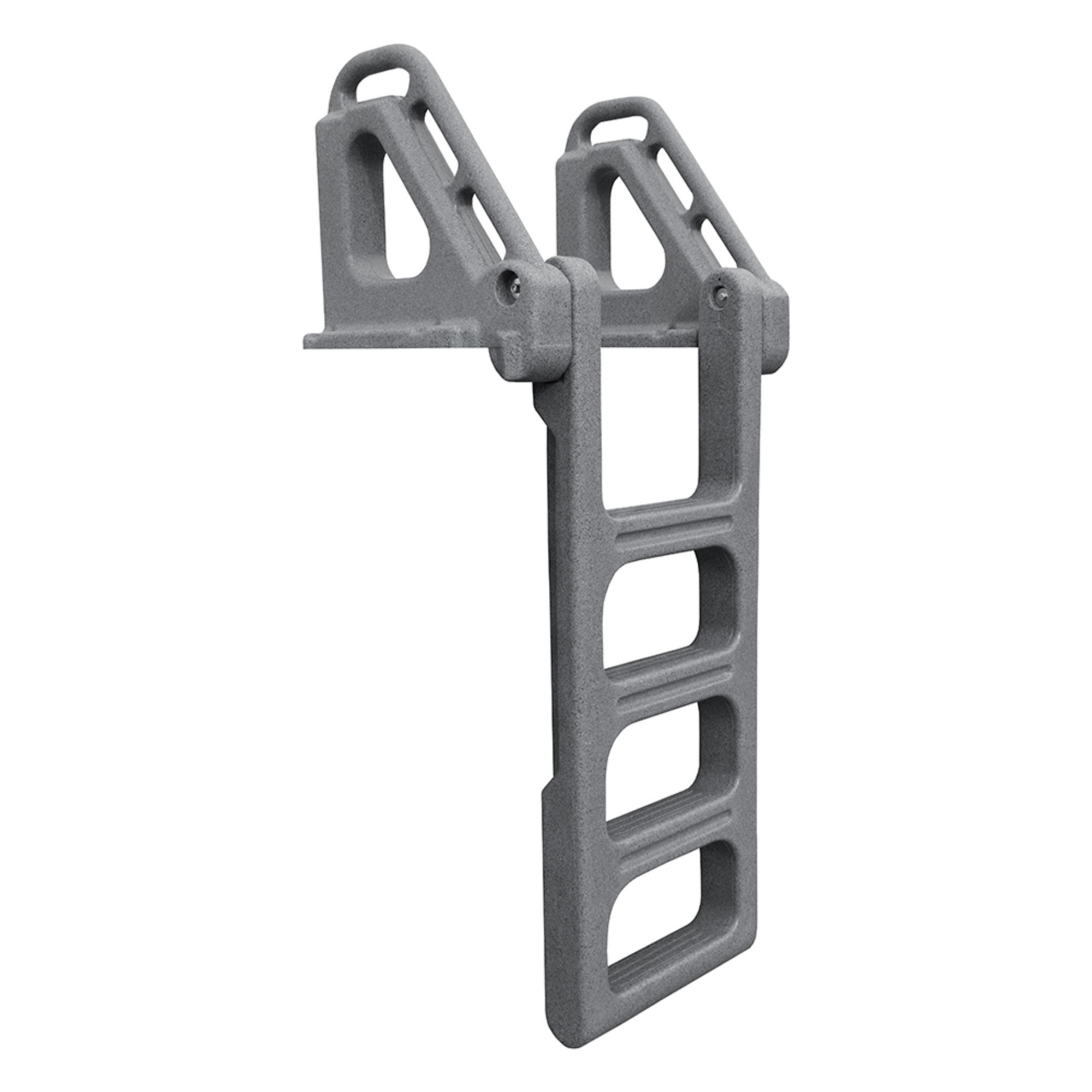 Tommy Docks, 4-Step Gray Dock Ladder, Product Type Ladder, Length 10 in, Width 21 in, Model DL-4-01