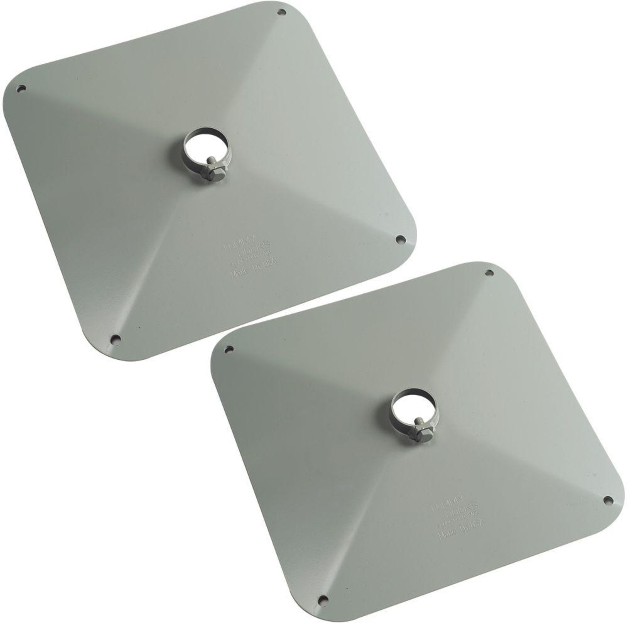 Tommy Docks, 14Inchx14Inch Square Muck Footpad 2-Pack, Product Type Foot Plate, Length 15.1 in, Width 14.7 in, Model TD-20093-2