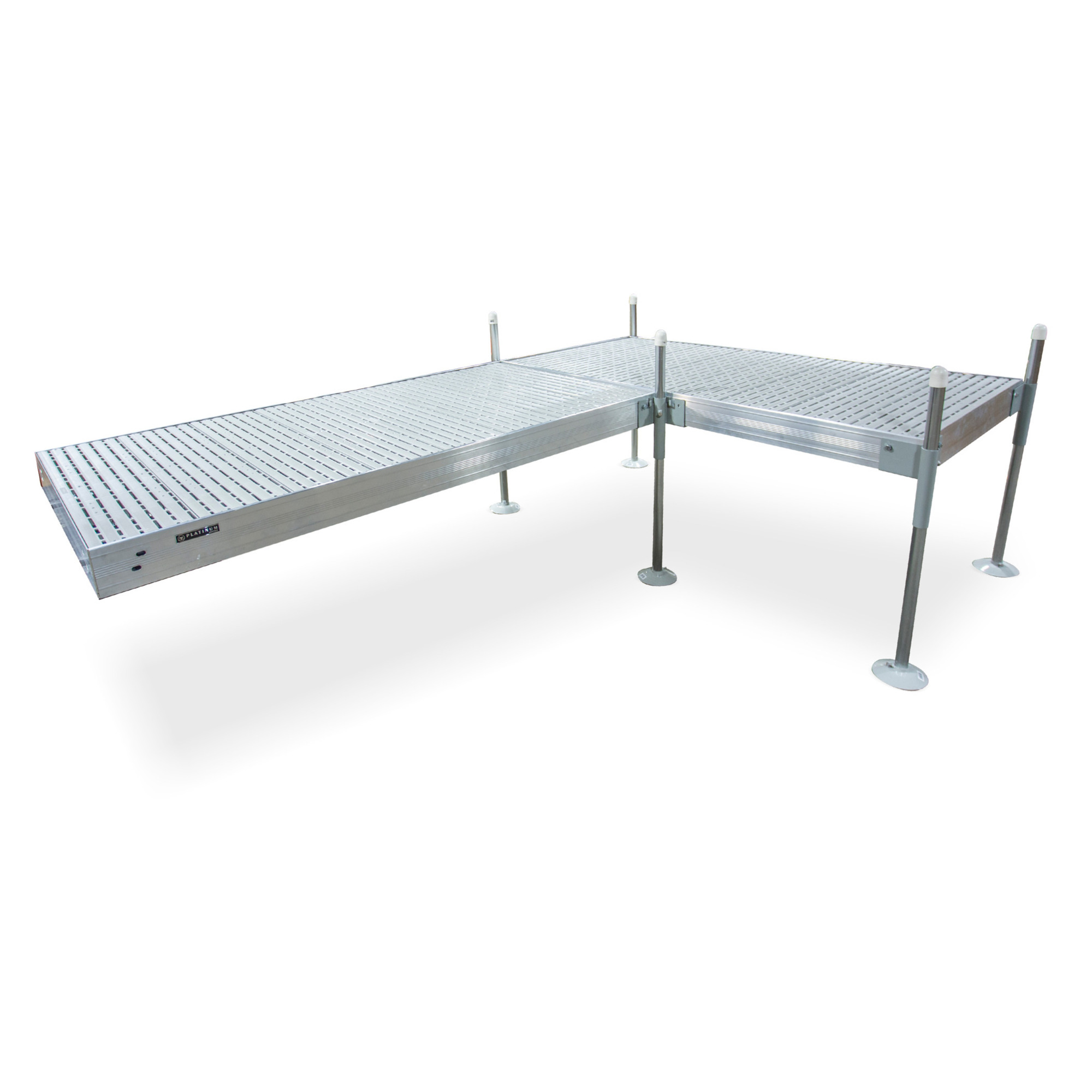 Tommy Docks, 12ft. L-Shaped Titan Aluminum, Product Type Dock, Length 48 in, Width 96 in, Model TDLAT-40032