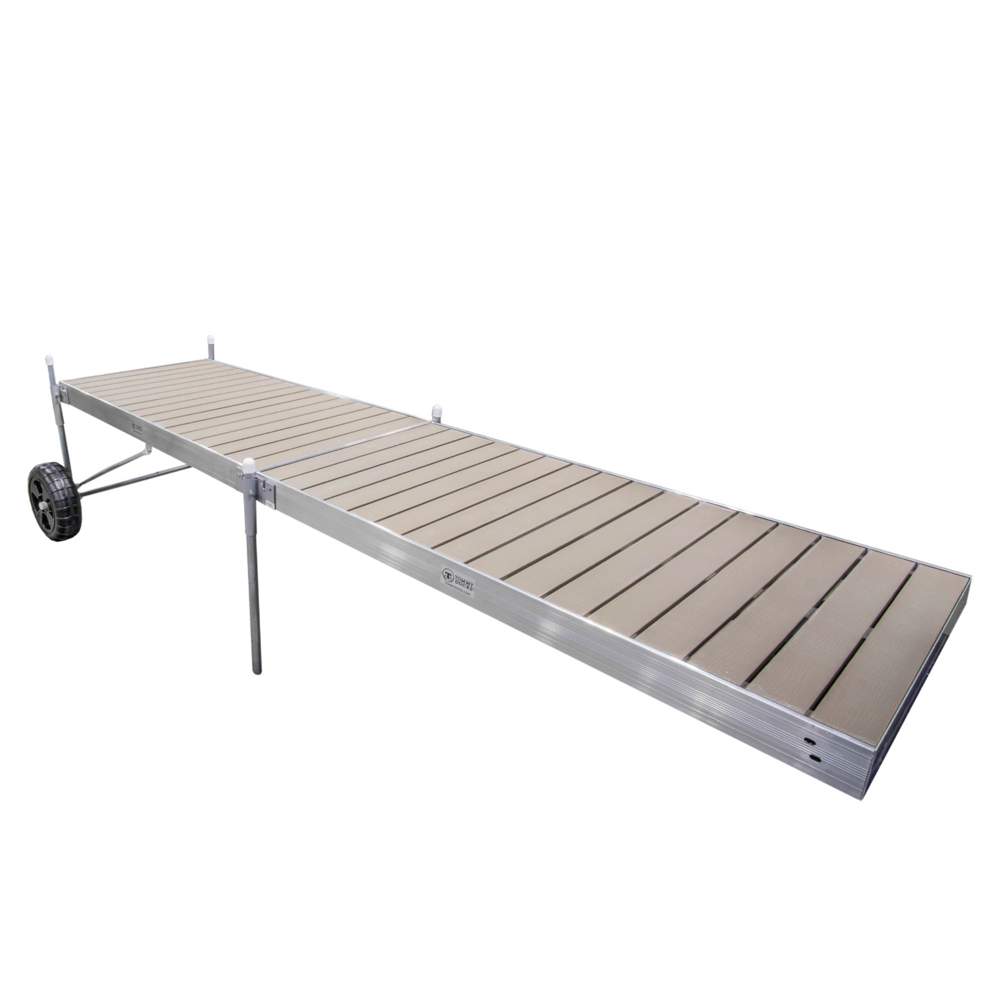 Tommy Docks, 16ft. Roll-In-Dock Gray Composite, Product Type Dock, Length 48 in, Width 121 in, Model TD-50800