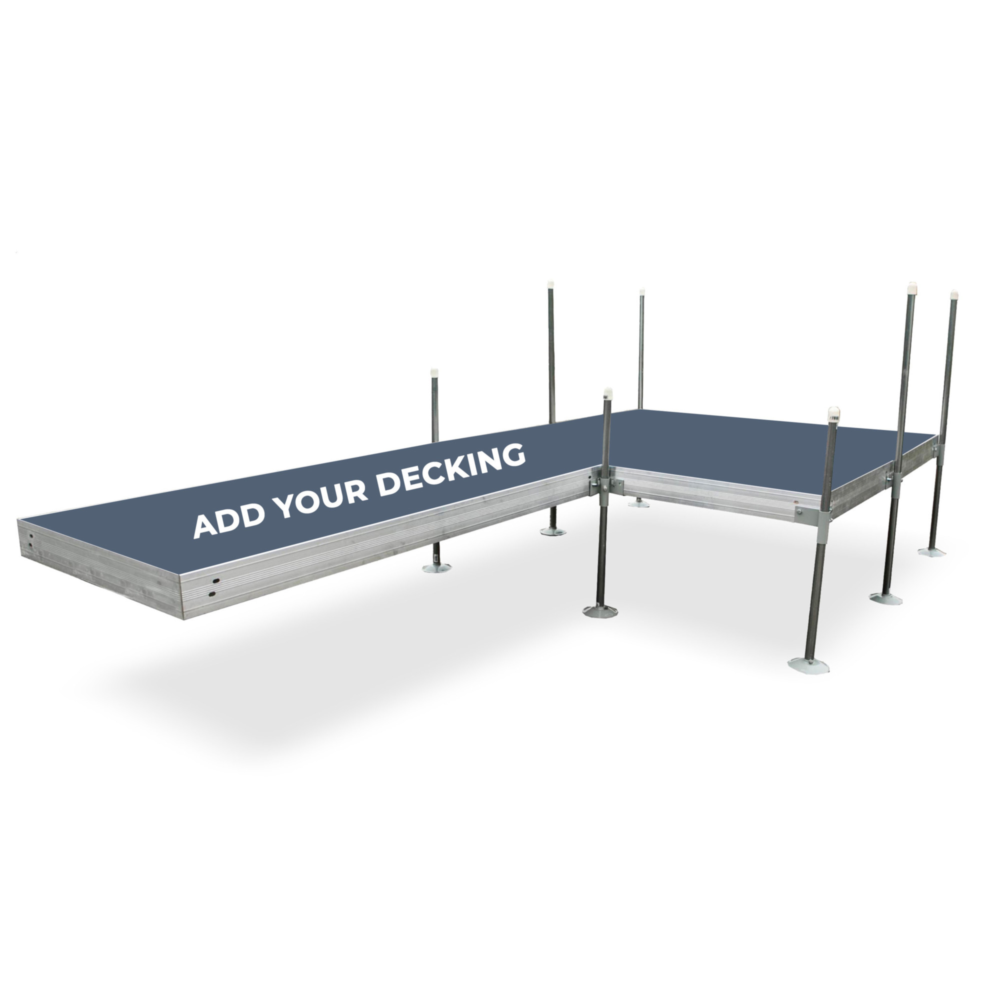 Tommy Docks, 16ft. Aluminum Platform Frame Only, Product Type Dock, Length 48 in, Width 96 in, Model TDLAF-40034