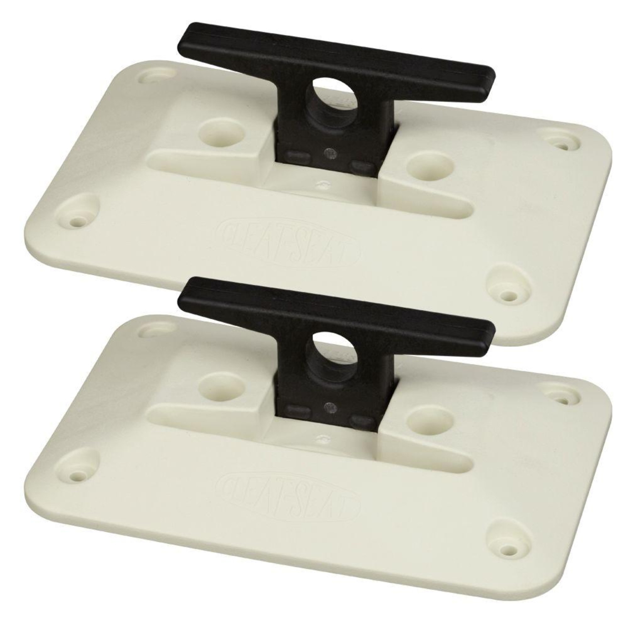 Tommy Docks, 6Inch Folding Cleat White 2-Pack, Product Type Hardware, Length 8 in, Width 11 in, Model TD-20240-2