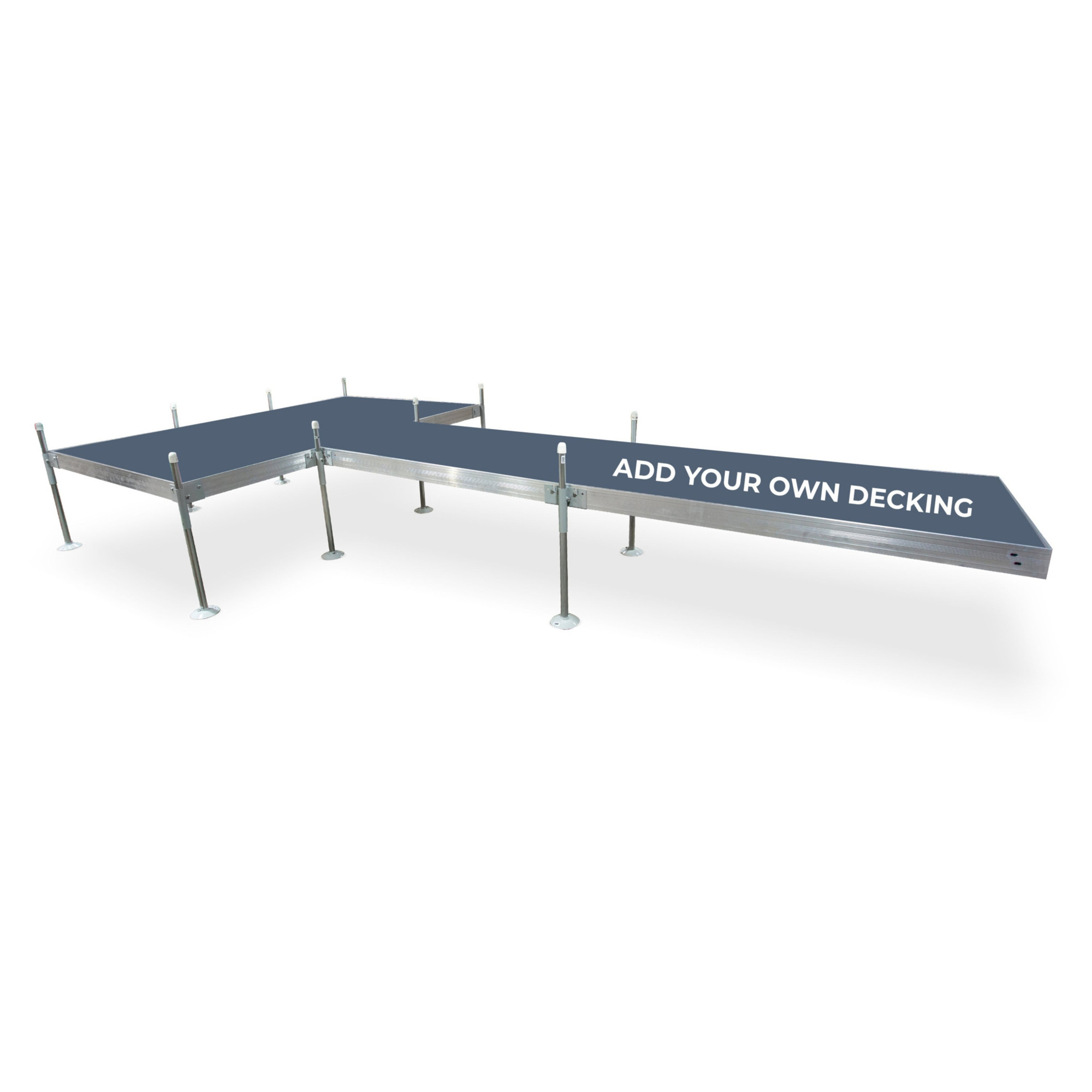 Tommy Docks, 24ft. Aluminum Platform Frame Only, Product Type Dock, Length 96 in, Width 96 in, Model TDLAF-40036