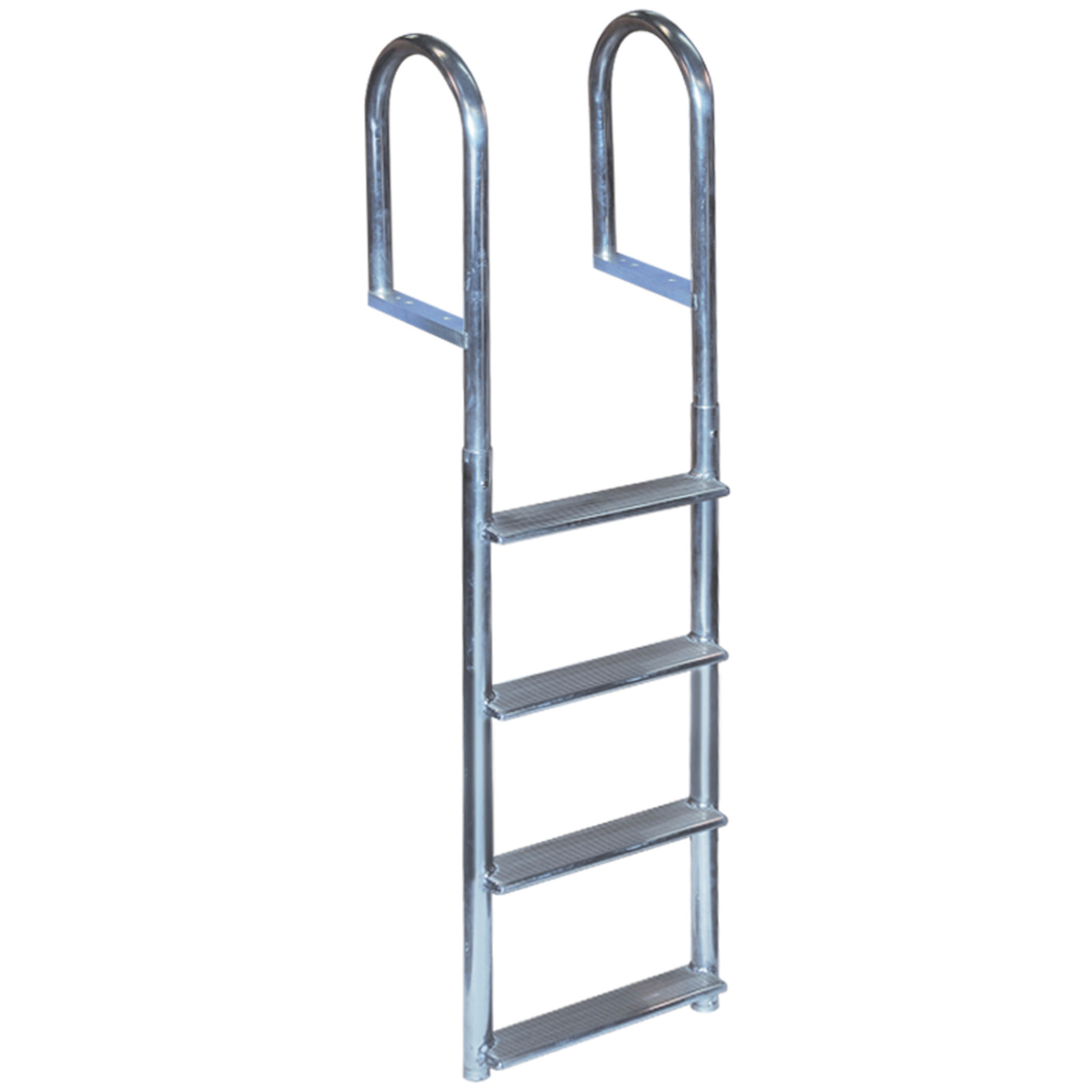 Tommy Docks, 4-Step Wide Aluminum Ladder, Product Type Ladder, Length 6 in, Width 21 in, Model TD-20259