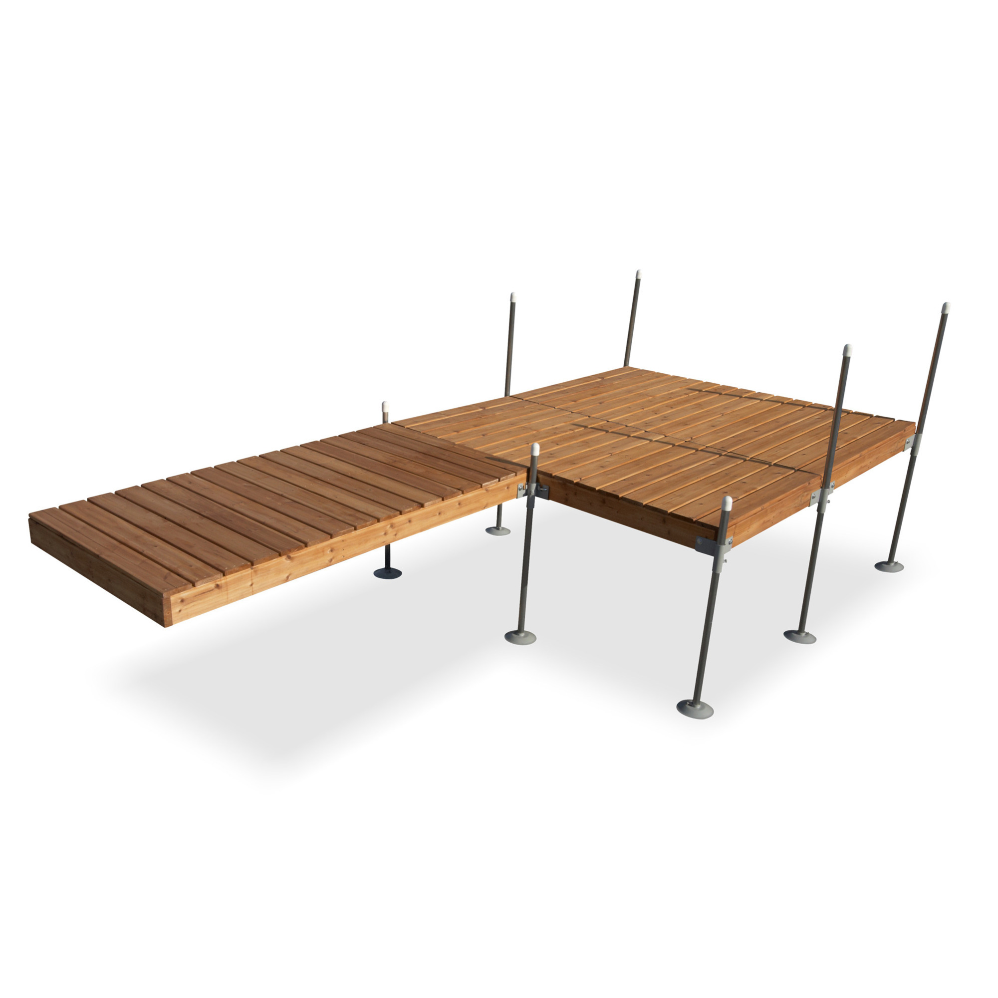 Tommy Docks, 16ft. Cedar Dock w/8x8 Platform, Product Type Dock, Length 48 in, Width 96 in, Model TDL-40034