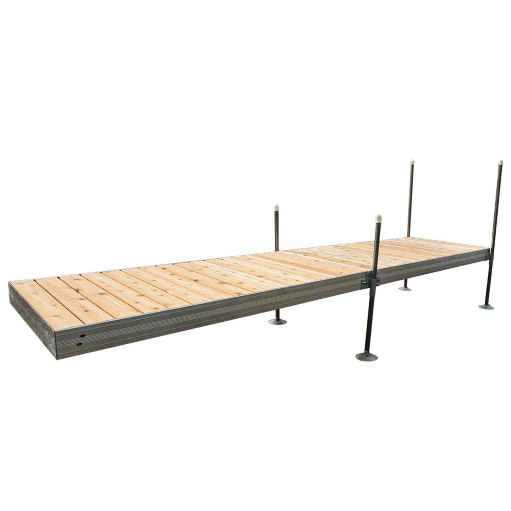 Tommy Docks, 16ft. Straight Cedar Aluminum Dock, Product Type Dock, Length 48 in, Width 96 in, Model TDSAC-40016