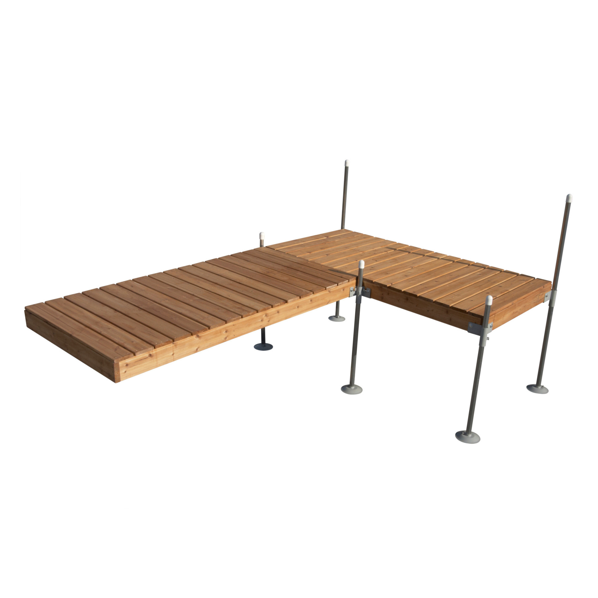 Tommy Docks, 12ft. L-Shaped Cedar Dock Kit, Product Type Dock, Length 48 in, Width 96 in, Model TDL-40032