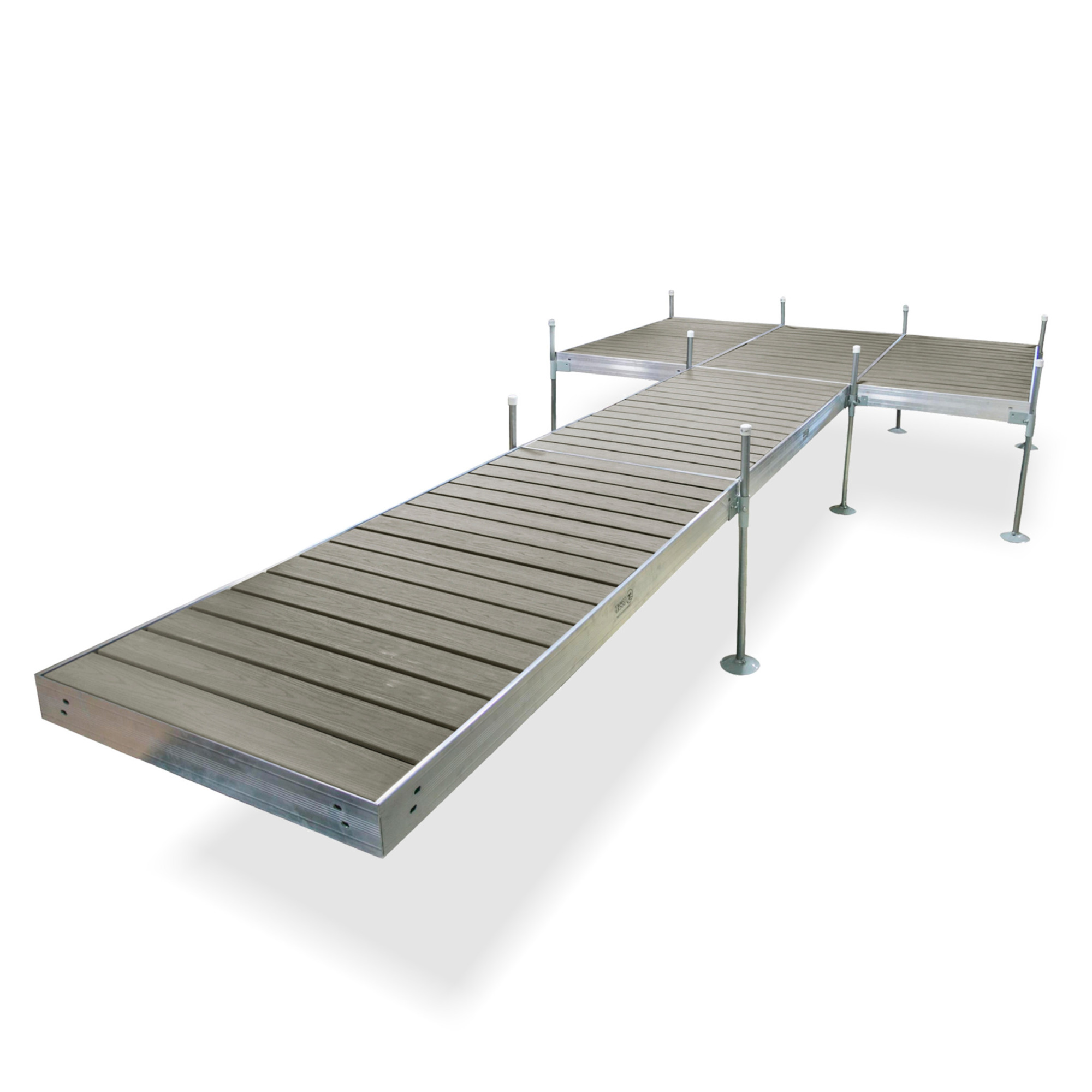 Tommy Docks, 24ft. Dock w/8x12 Alum w/ Decking, Product Type Dock, Length 48 in, Width 96 in, Model TDLAZ-40036