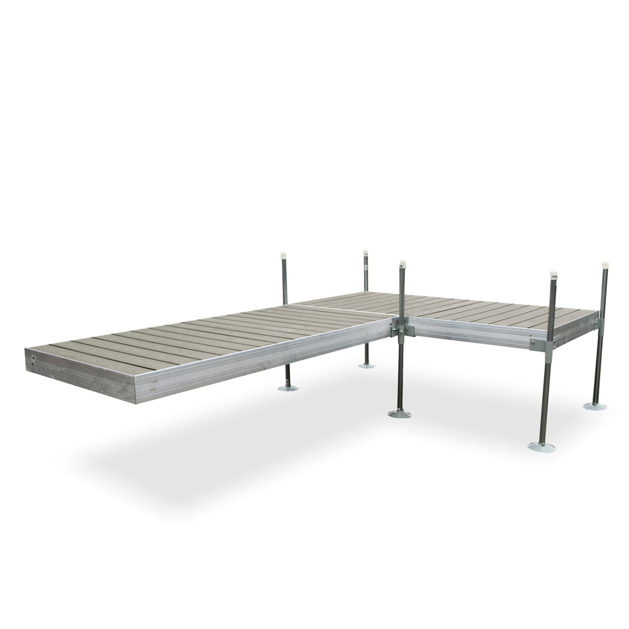 Tommy Docks, 12ft. L-Shaped Alum w/ Decking, Product Type Dock, Length 48 in, Width 96 in, Model TDLAZ-40032