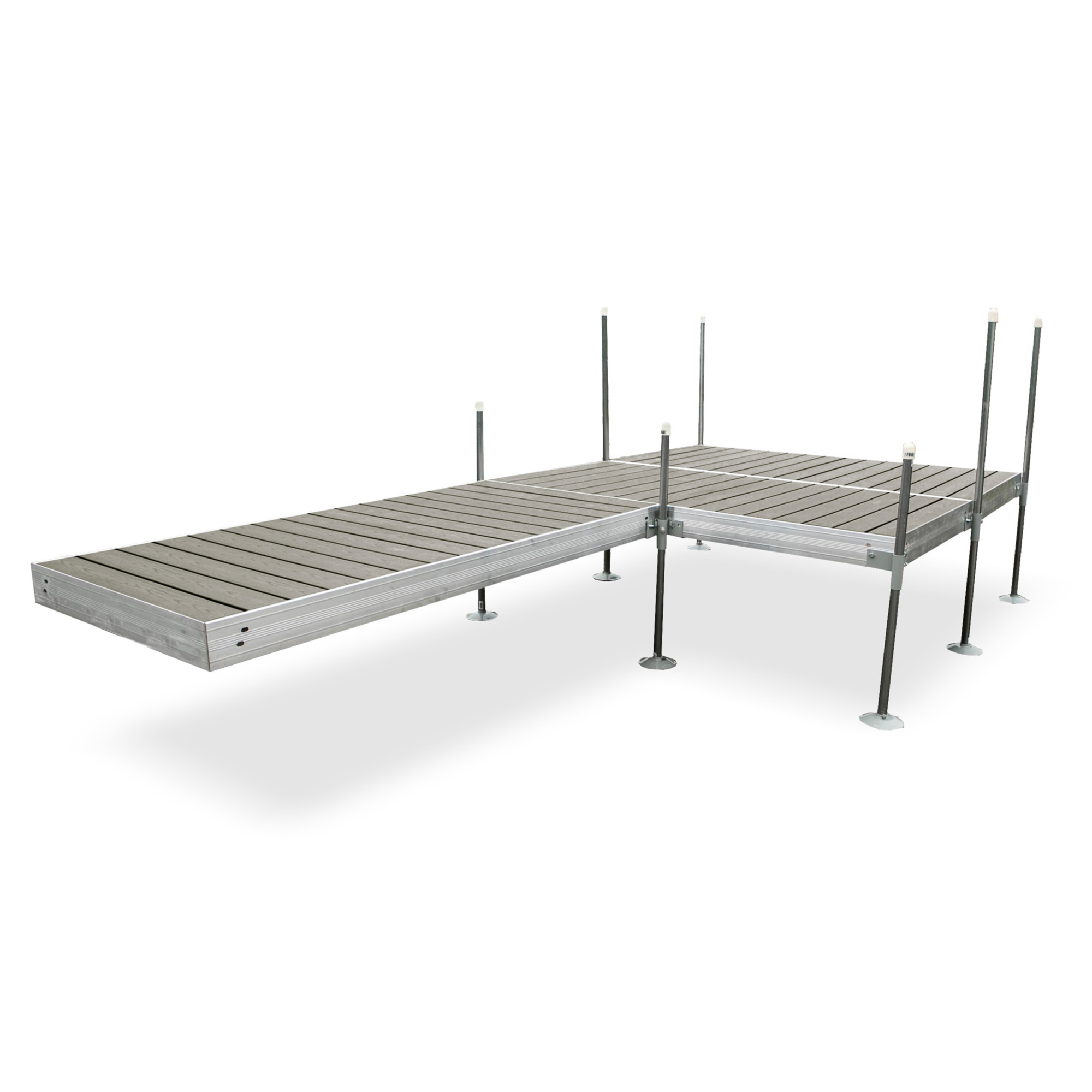 Tommy Docks, 16ft. Dock w/8x8 Alum w/ Decking, Product Type Dock, Length 48 in, Width 96 in, Model TDLAZ-40034