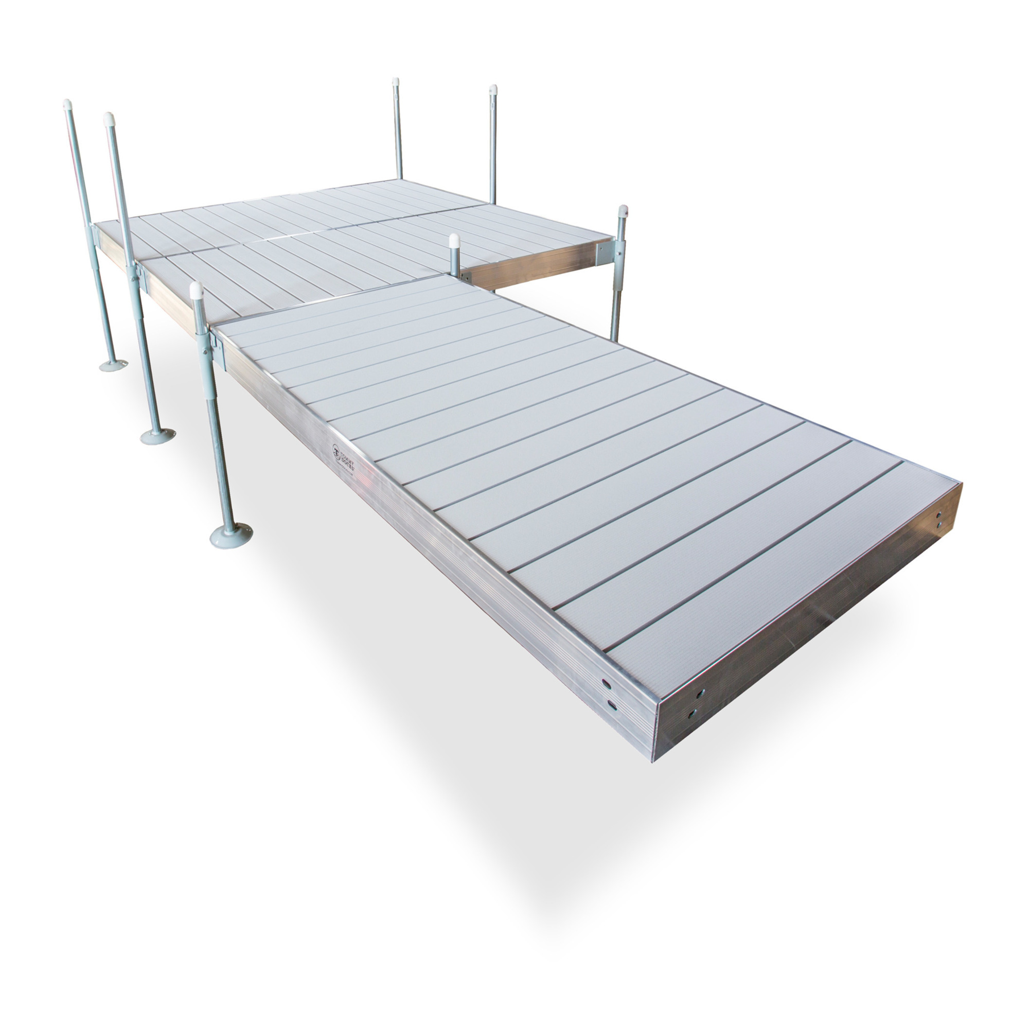 Tommy Docks, 16ft. Aluminum Platform Platinum, Product Type Dock, Length 48 in, Width 96 in, Model TDLAA-40034