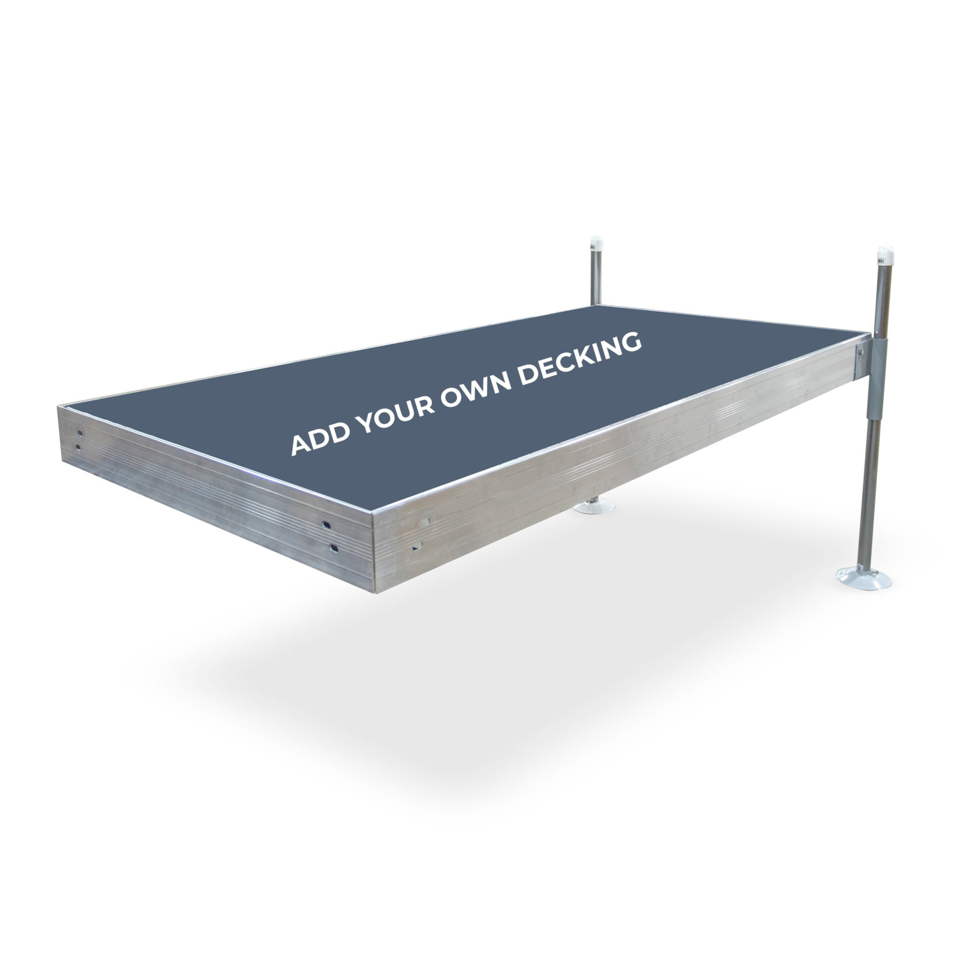 Tommy Docks, 8ft. Straight Aluminum Frame Only, Product Type Dock, Length 96 in, Width 96 in, Model TDSAF-40011