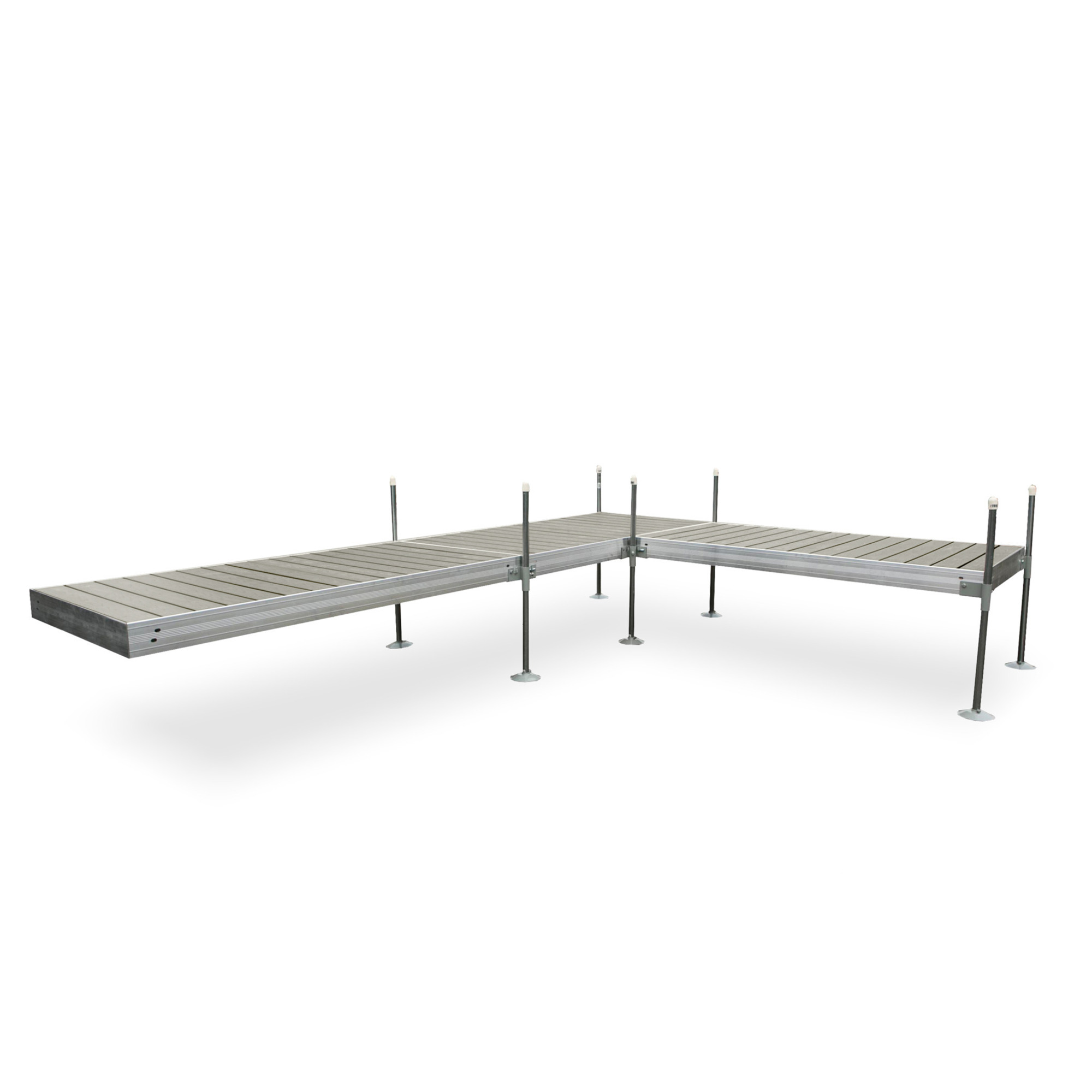 Tommy Docks, 16ft. L-Shaped Alum w/ Decking, Product Type Dock, Length 48 in, Width 96 in, Model TDLAZ-40033