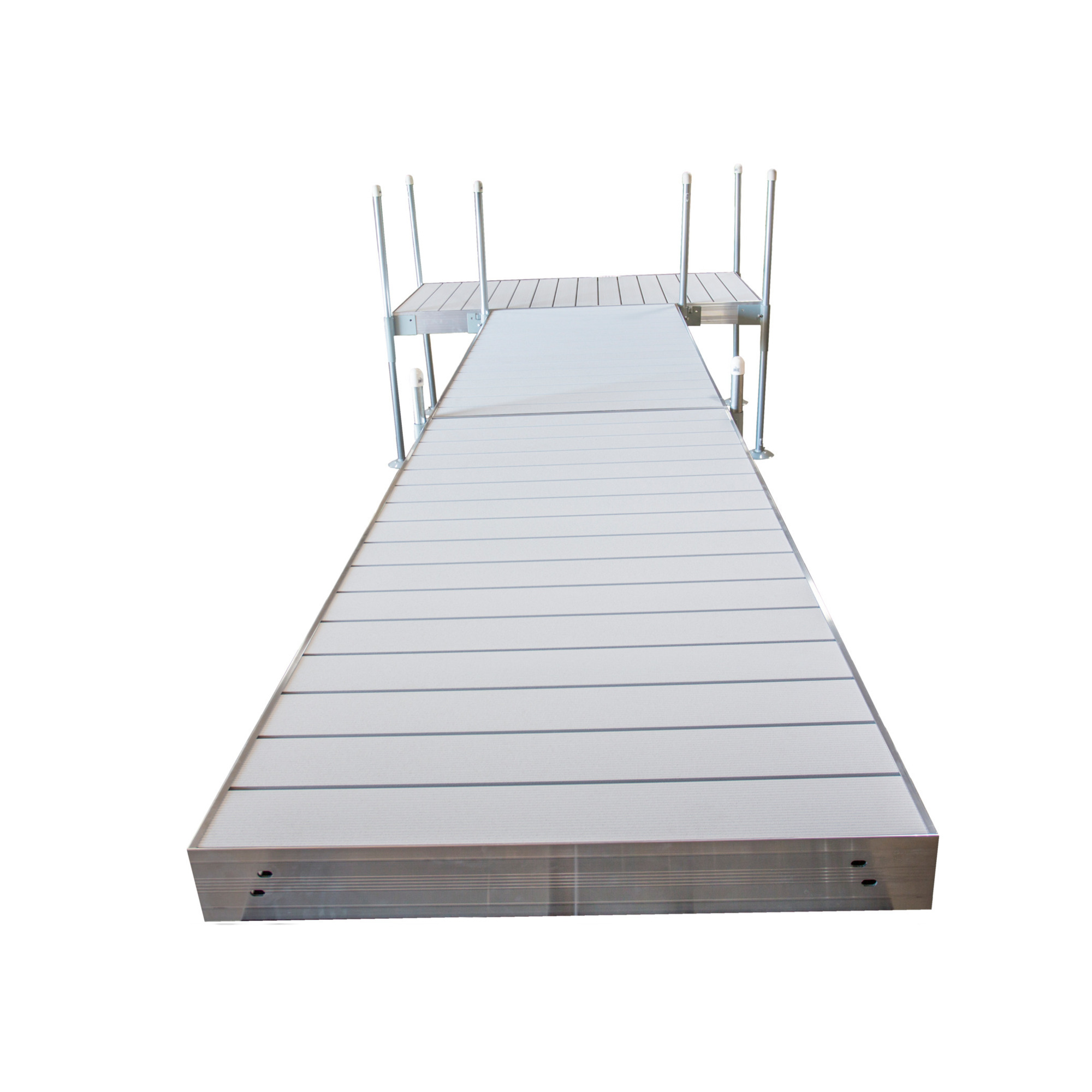 Tommy Docks, 20ft. T-Shaped Aluminum Platinum, Product Type Dock, Length 48 in, Width 96 in, Model TDTAA-40023