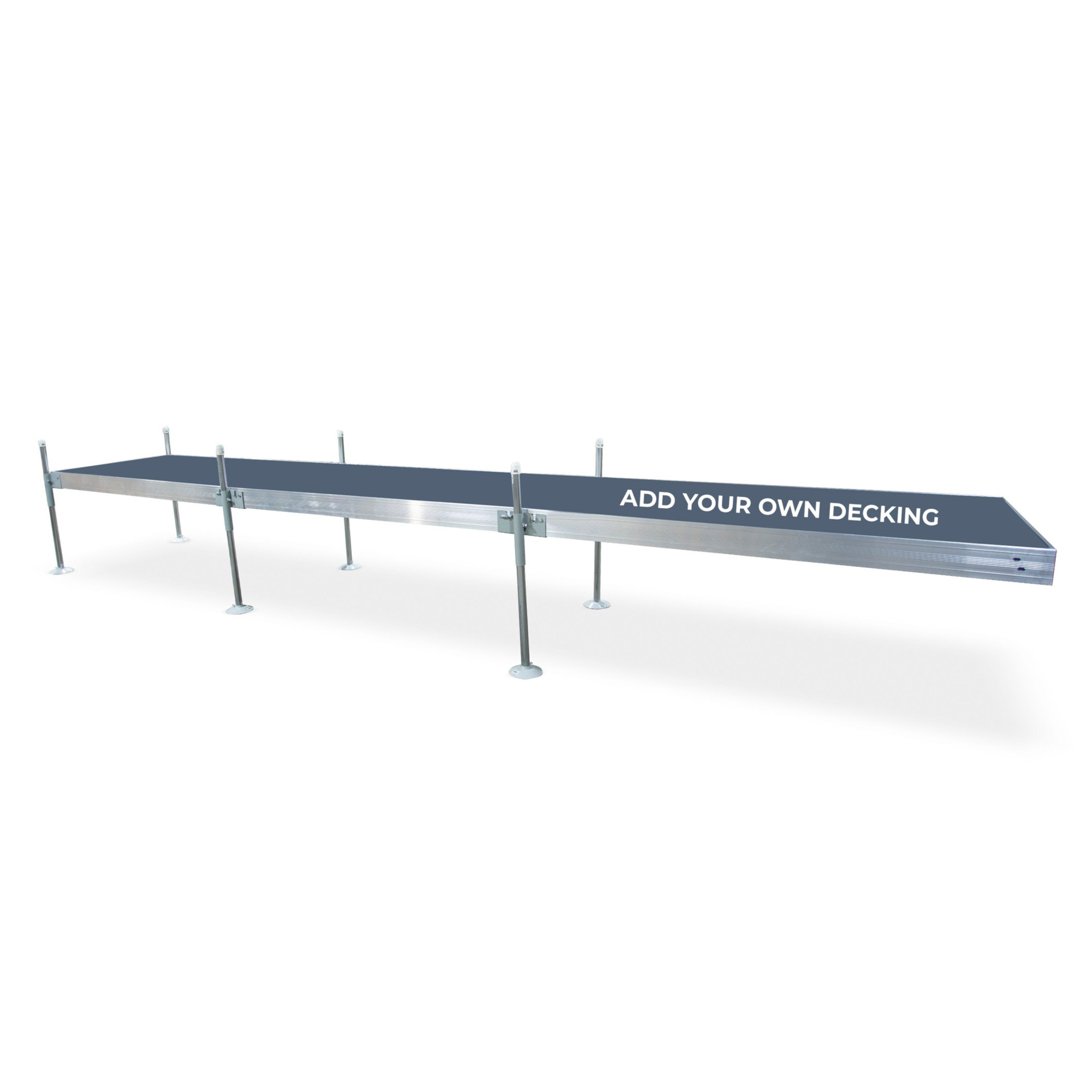 Tommy Docks, 24ft. Straight Aluminum Frame Only, Product Type Dock, Length 96 in, Width 96 in, Model TDSAF-40013