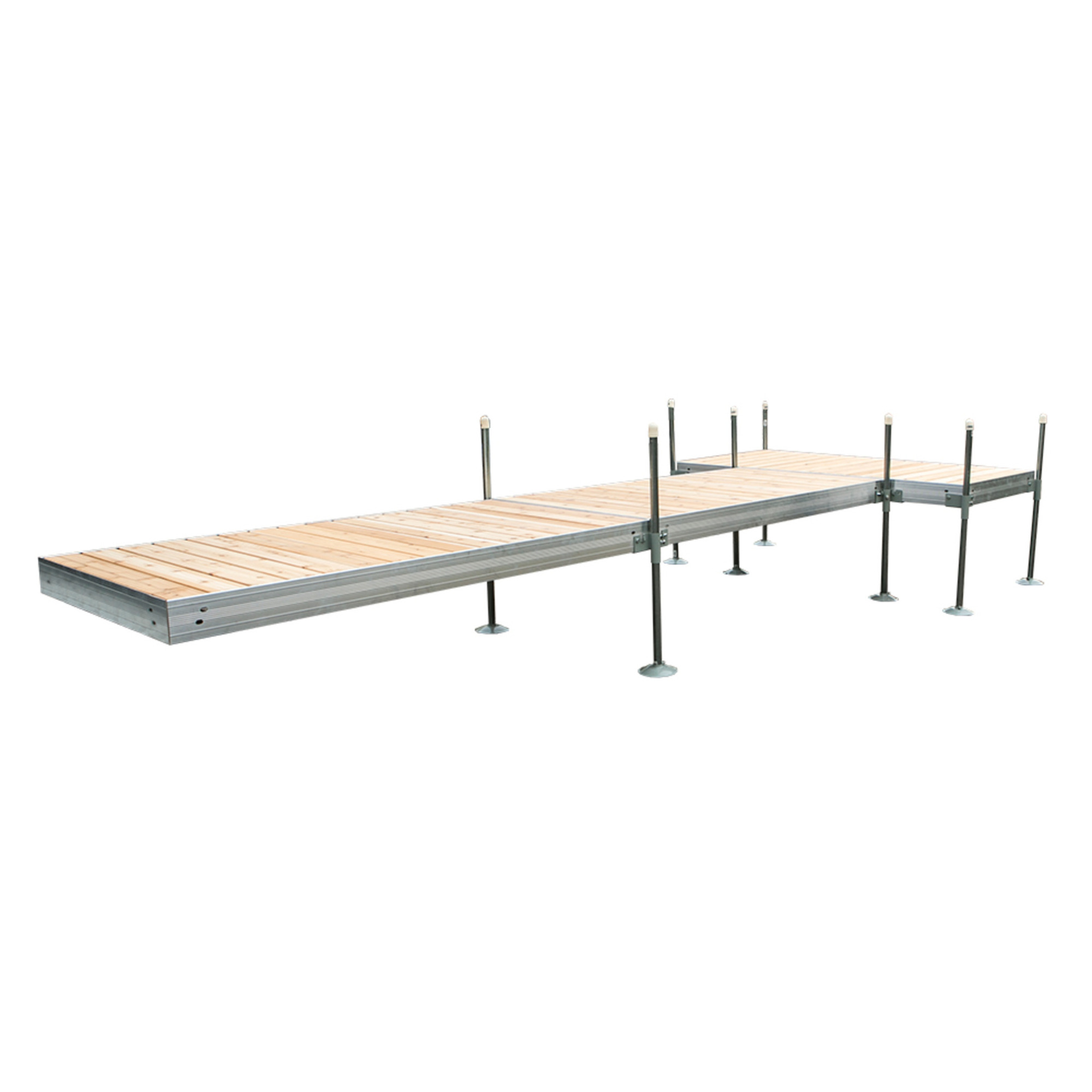 Tommy Docks, 20ft. T-Shaped Cedar Aluminum Dock, Product Type Dock, Length 48 in, Width 96 in, Model TDTAC-40023