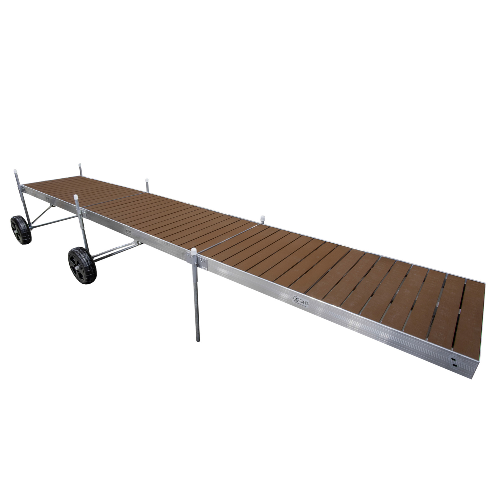 Tommy Docks, 24ft. Roll-In-Dock Brown Composite, Product Type Dock, Length 96 in, Width 48 in, Model TD-50905