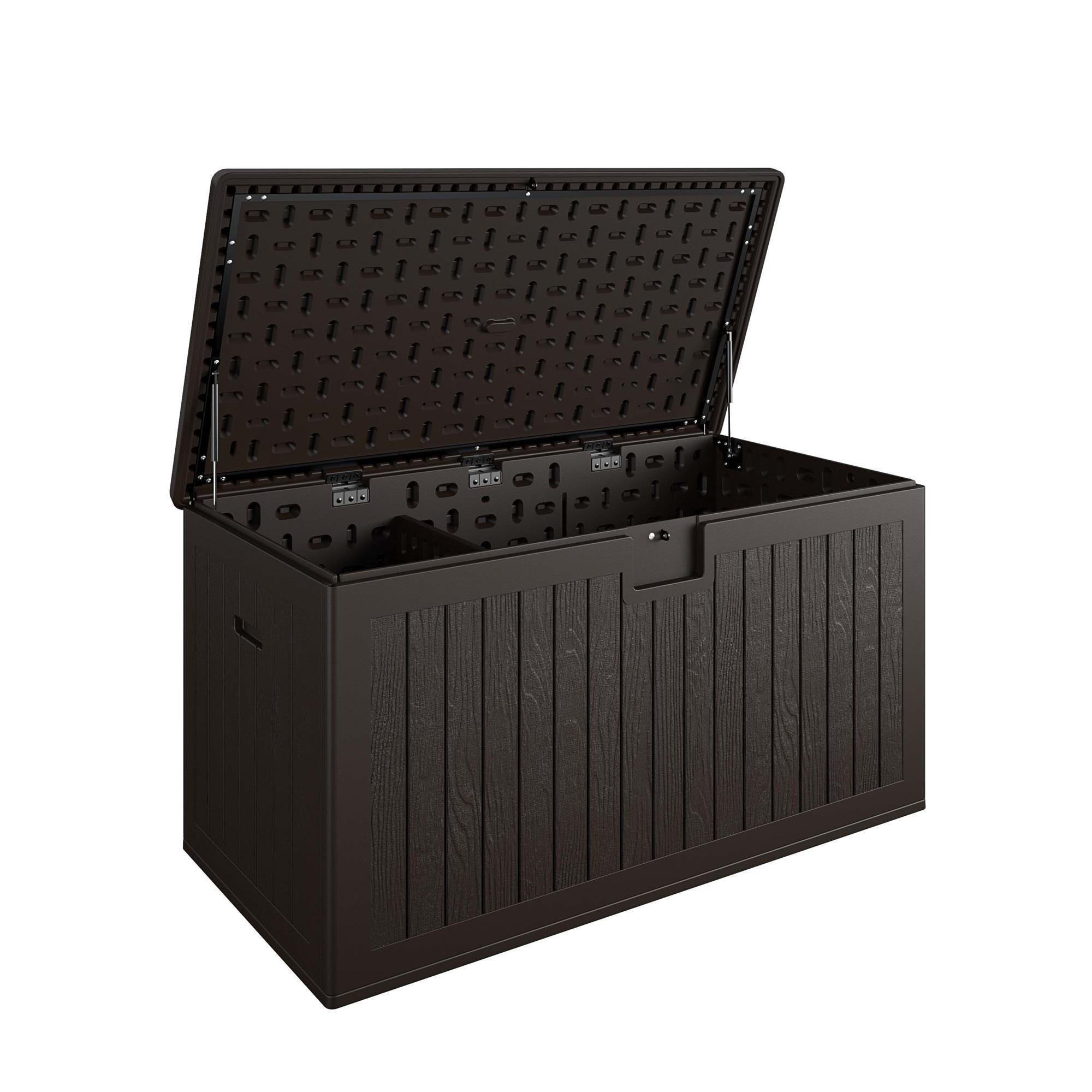 Cosco, 150-Gallon Storage Box: Weather-resistant., Included (qty.) 1 Model 88942DBN1E
