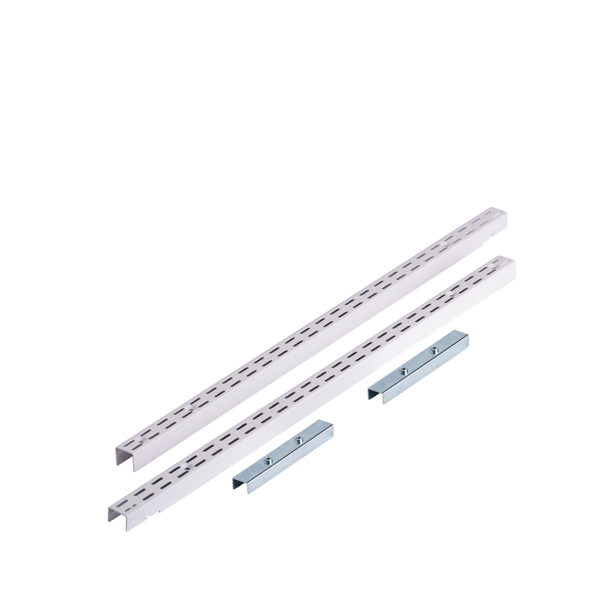 Triton Products, Vertical Hang Rail, Capacity 375 lb, Length 31.5 in, Width 1 in, Model 1701-WHT