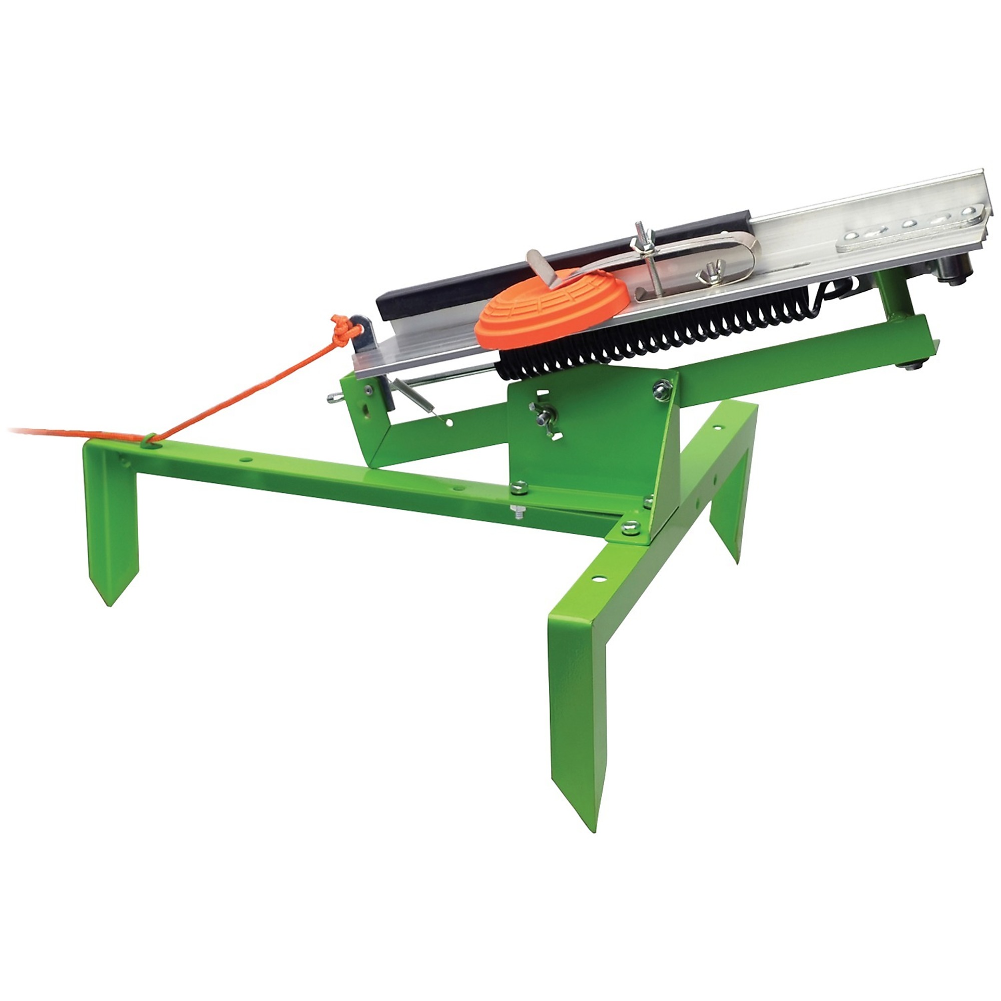 SME, Full-Cock Clay Target Trap Thrower, Color Green, Material Steel, Model SME-FCT