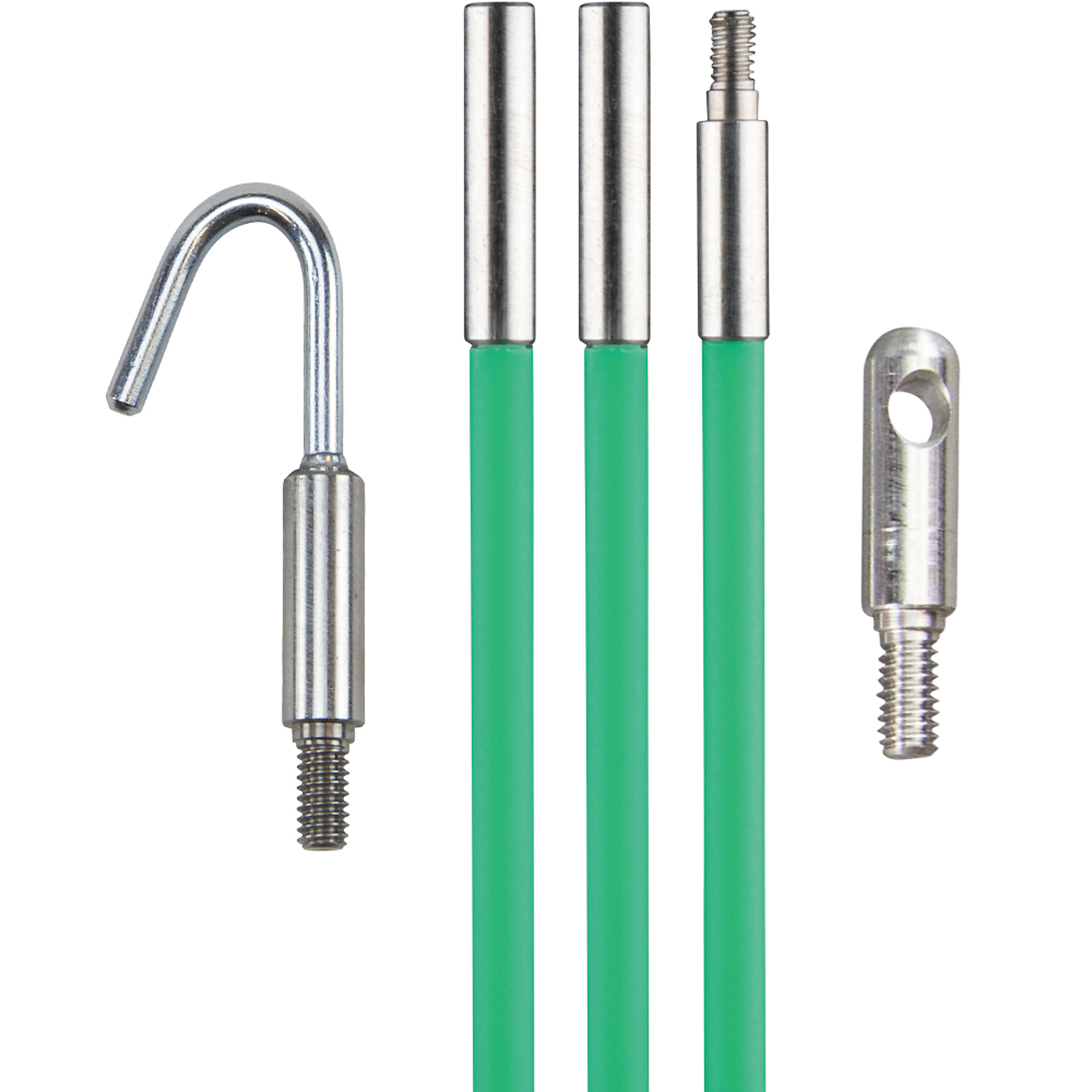 Klein Tools, Hi-Flex Glow Rod, 15ft., Tape Length 180 in, Tape Diameter 5/32 in, Stick (qty.) 3 Model 50159