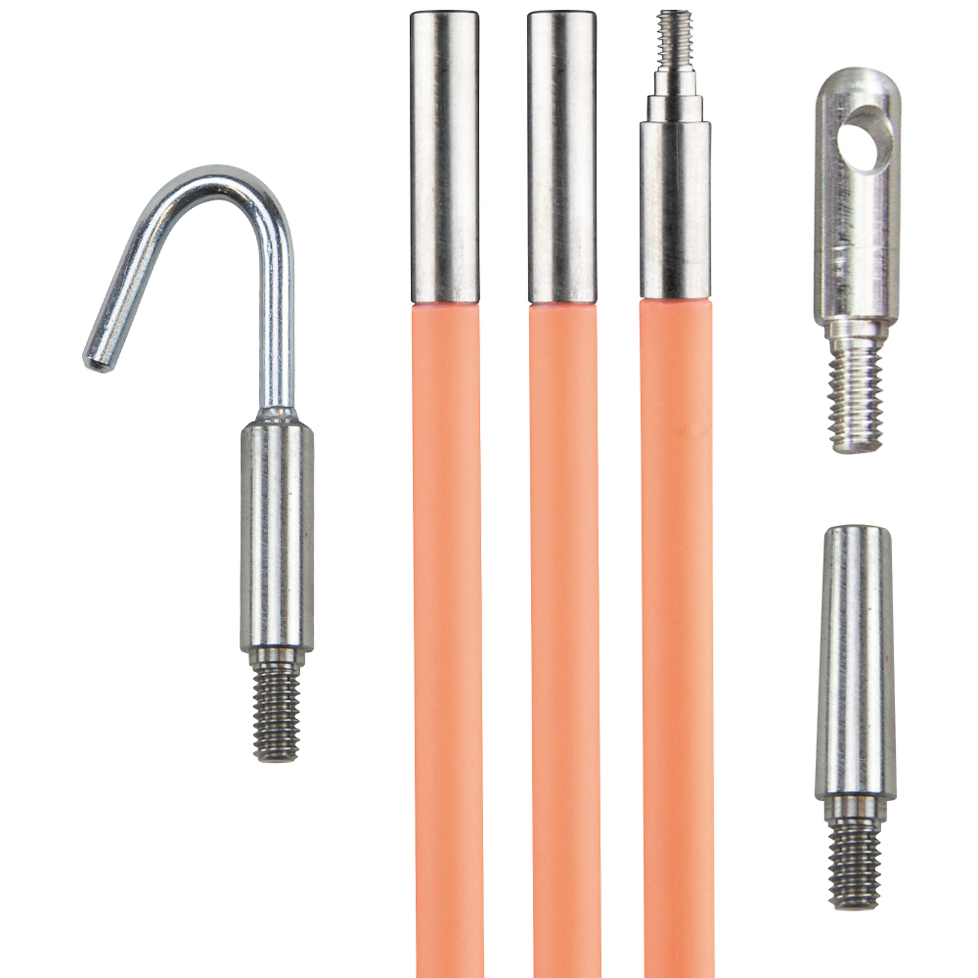 Klein Tools, Lo-Flex Glow Rod, 15ft., Tape Length 180 in, Tape Diameter 1/4 in, Stick (qty.) 3 Model 50153