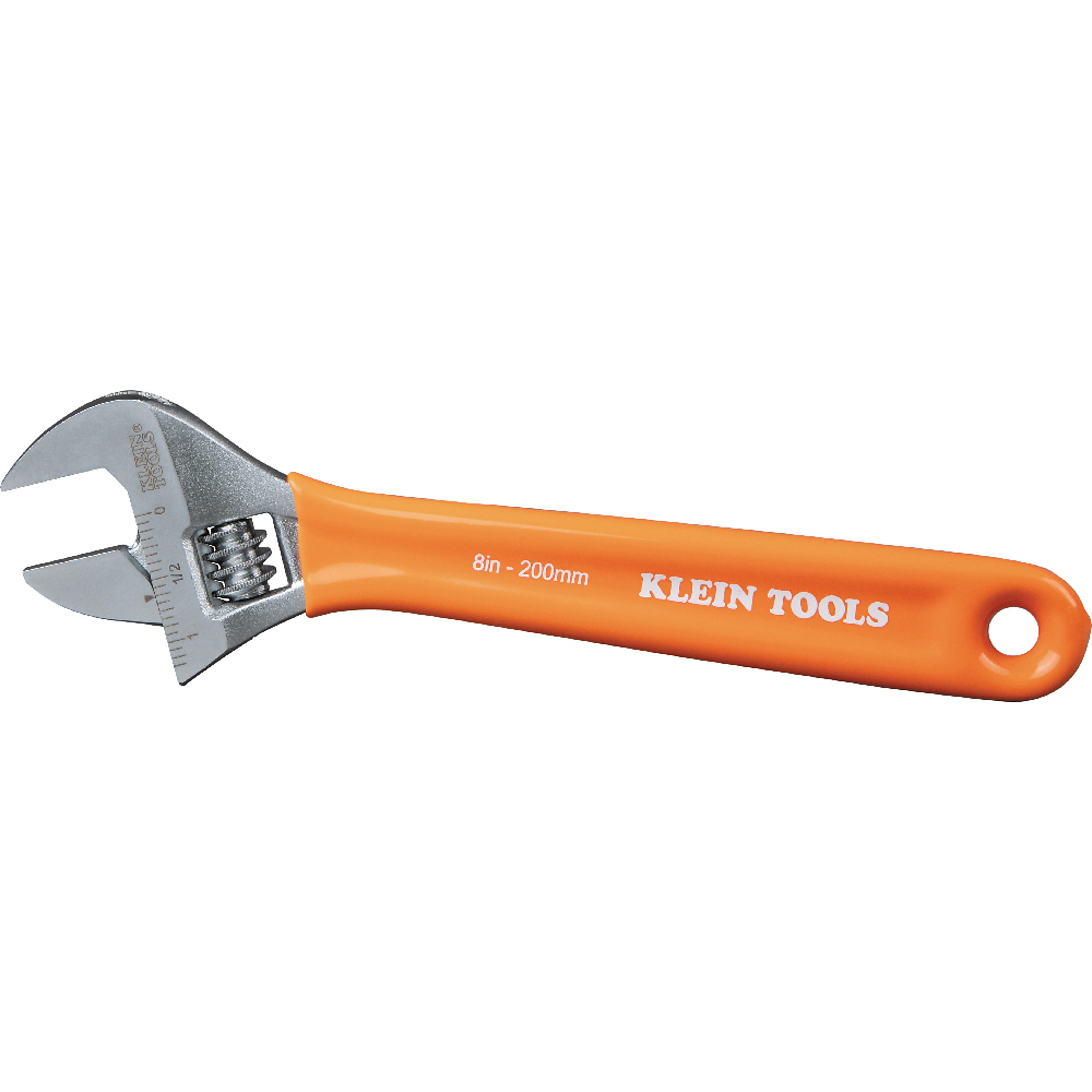 Klein Tools, Extra-Capacity Adjustable Wrench, 8Inch, Pieces (qty.) 1 Tool Length 8 in, Measurement Standard Standard (SAE)/Metric, Model O5078