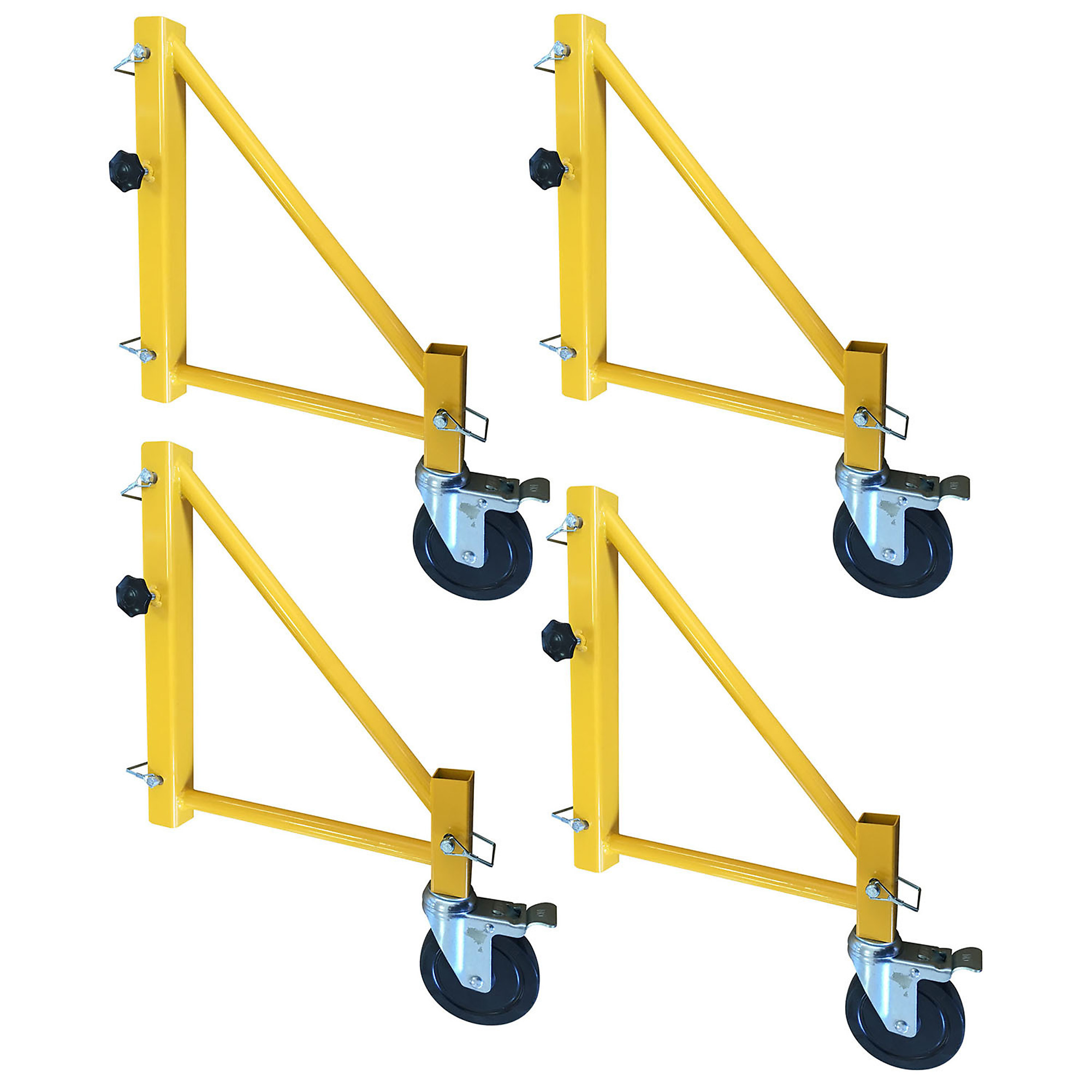 ProSeries, 18Inch Scaffolding Outriggers w/ Casters - 4 Pieces, Model GSORWCS