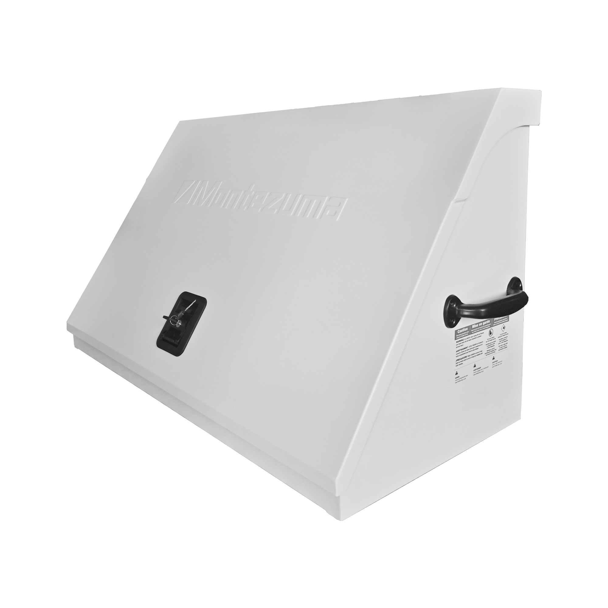 Montezuma, 36Inch x 17Inch Triangle Toolbox (steel, white), Width 36.81 in, Height 21.61 in, Color White, Model XL450-WB