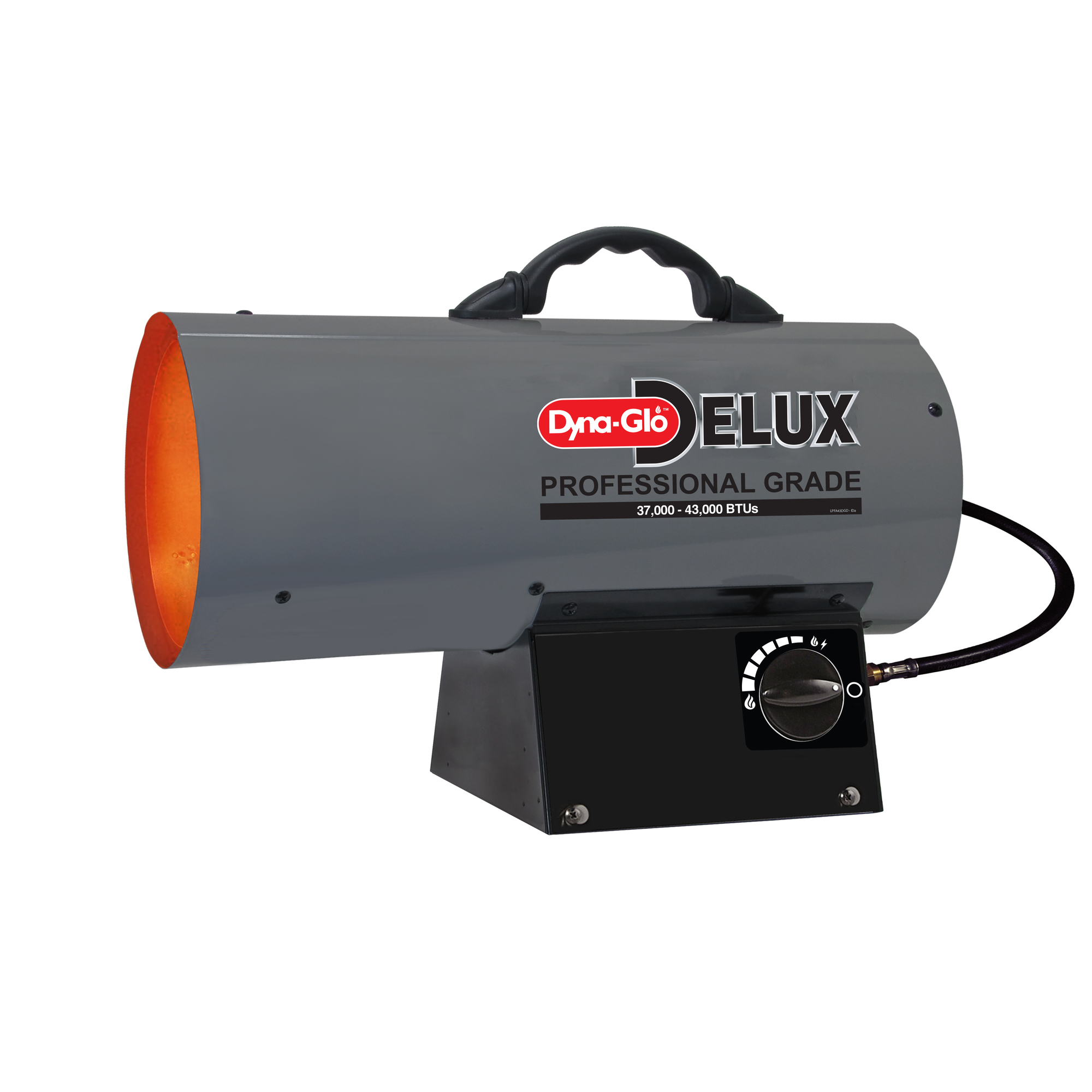 Dyna-Glo Delux, 43000-BTU Forced Air Heater - LP, Fuel Type Propane, Max. Heat Output 43000 Btu/hour, Model LPFA43DGD