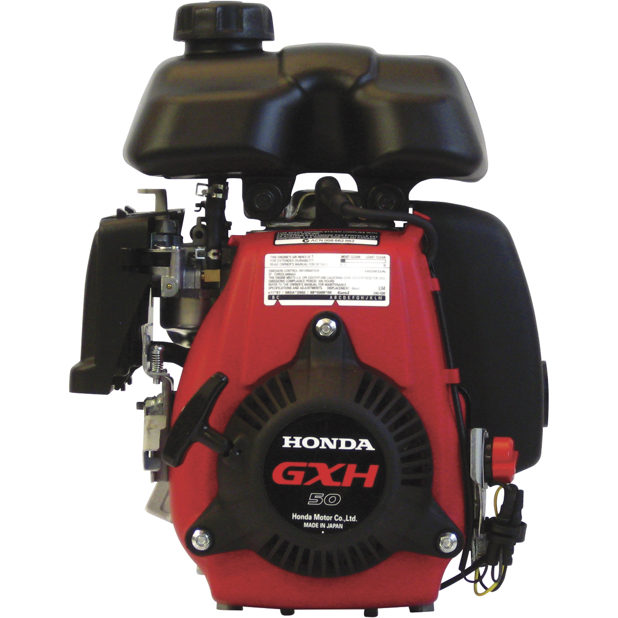 Honda Horizontal OHV Engine â 49.4cc, GXH Series, 5/8Inch x 1 1/4Inch Shaft, Model GXH50UTQXA