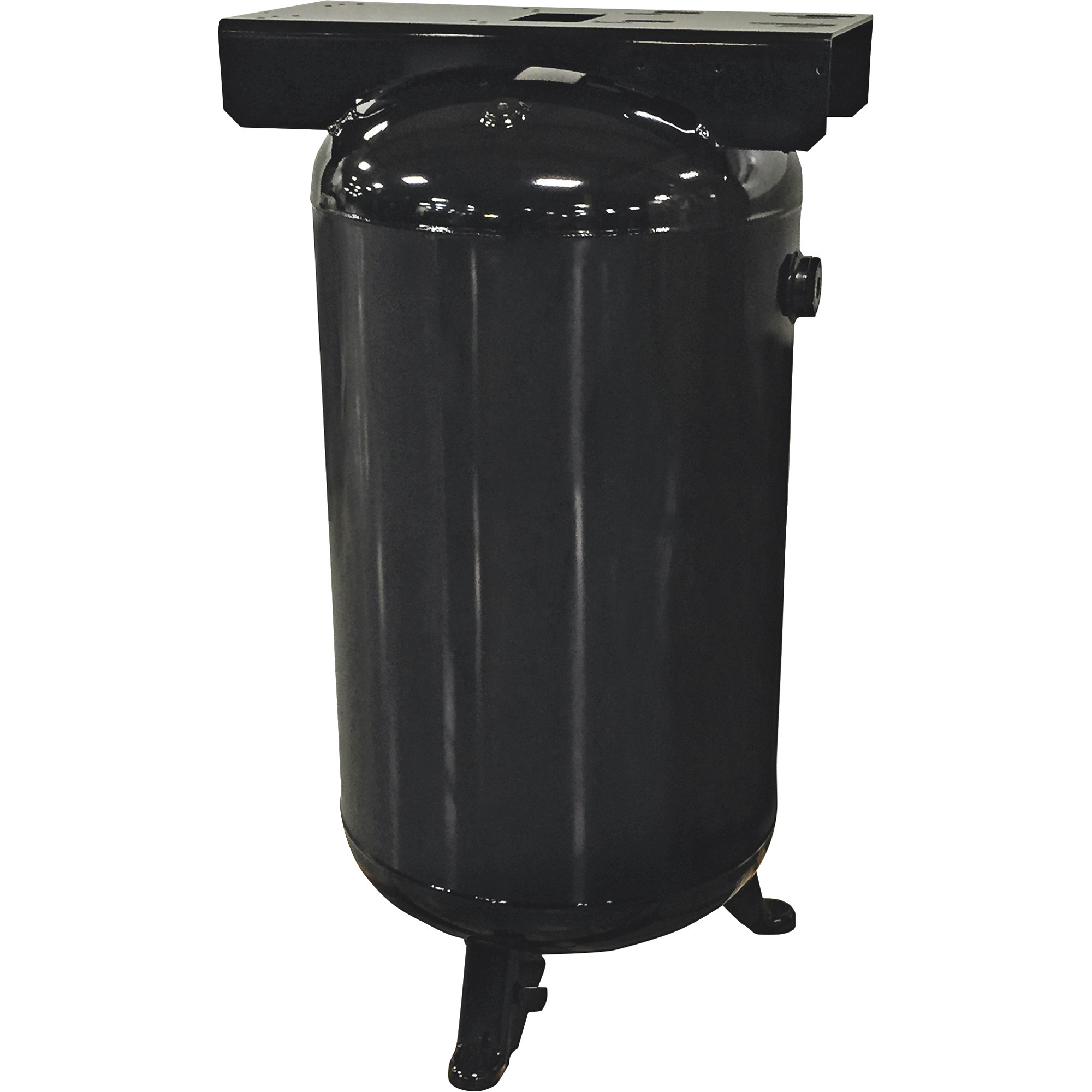 Industrial Air Vertical Receiver Tank with Platform, 80 Gallon, 200 PSI, Model 021-0422