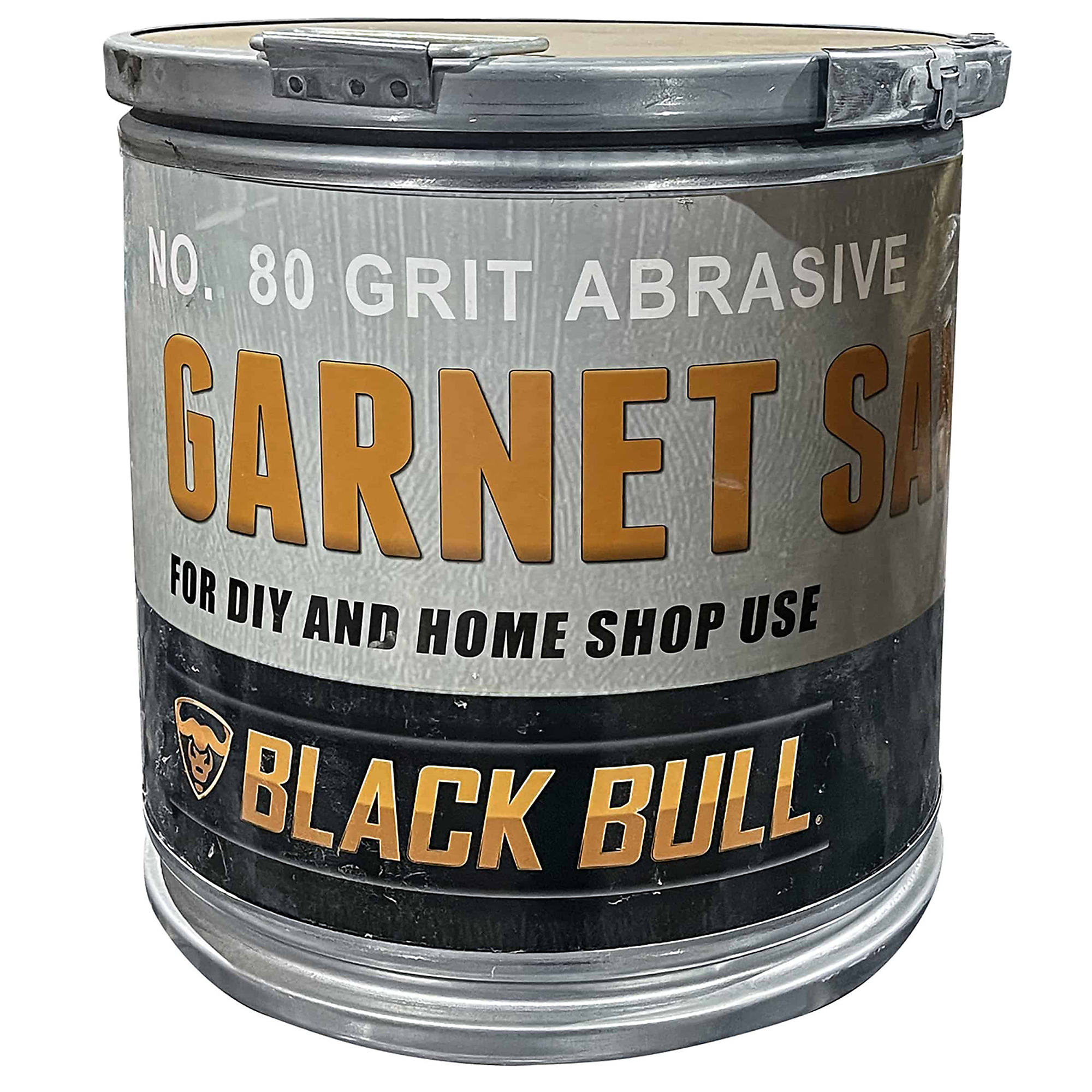 Black Bull 80 Grit Garnet Sand for Abrasive Blasters Material Glass Grade Medium Pieces qty 1 Model SBGARN